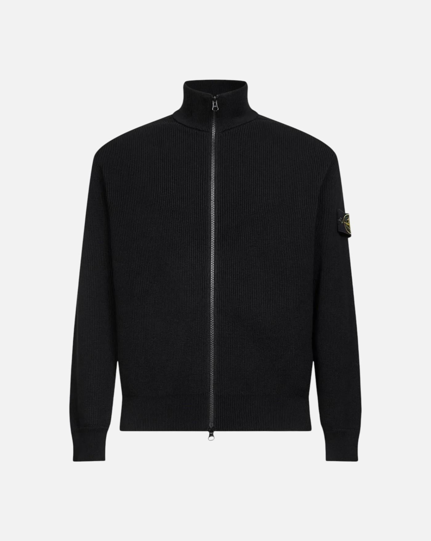 Jersey Stone Island Ribbed Zip-Up Jacket L2S155100126 S00D8V0029 STONE ISLAND 