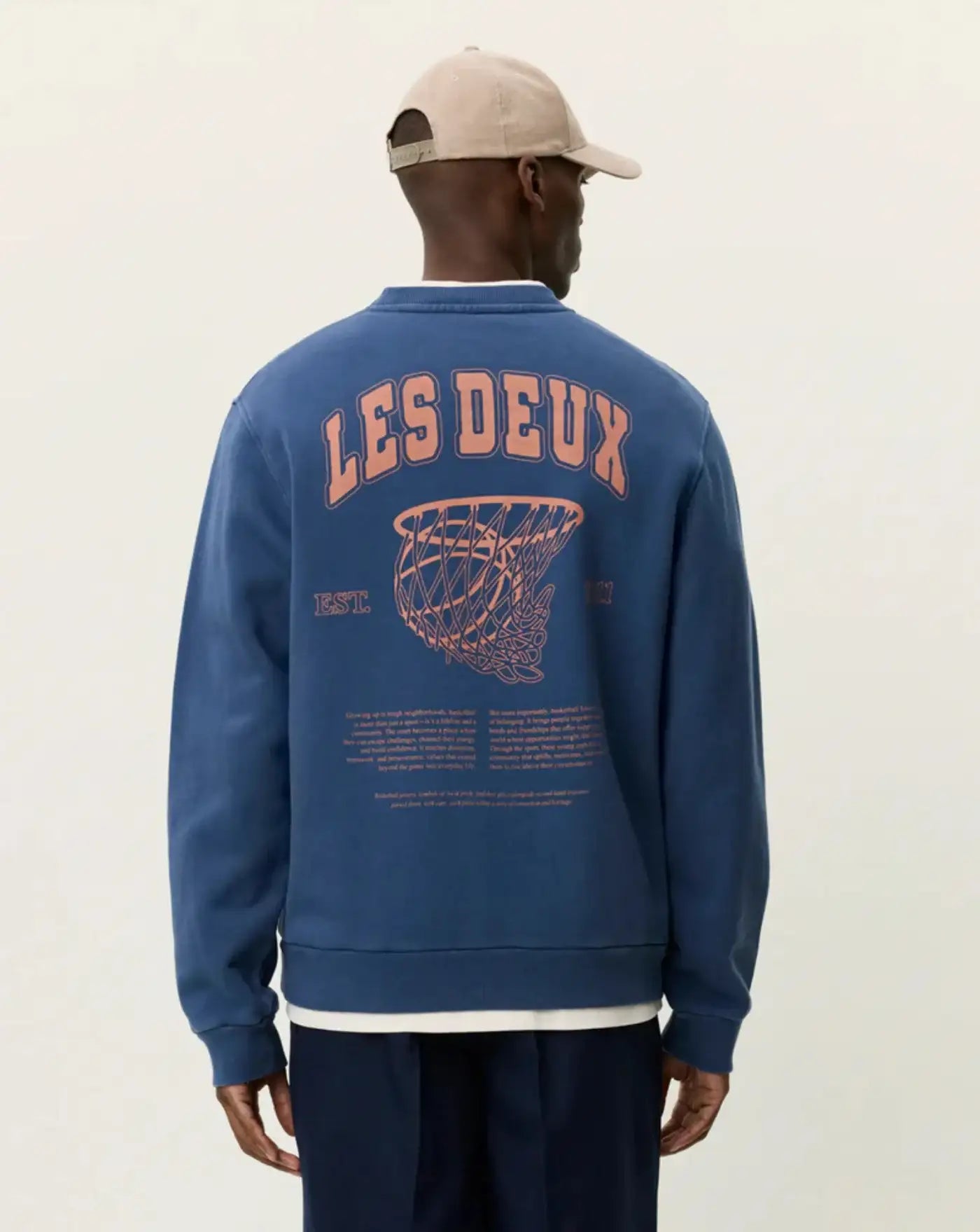 Sudadera Les Deux Brady Hoop Sweatshirt 1001474 430DARK DENIM BLUE LES DEUX 