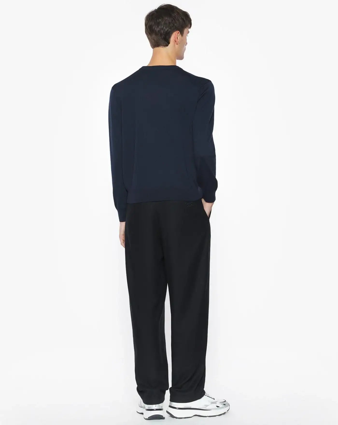 Jersey Maison Kitsune Fox Head Merino PM00801KT1181 0413 MAISON KITSUNE 