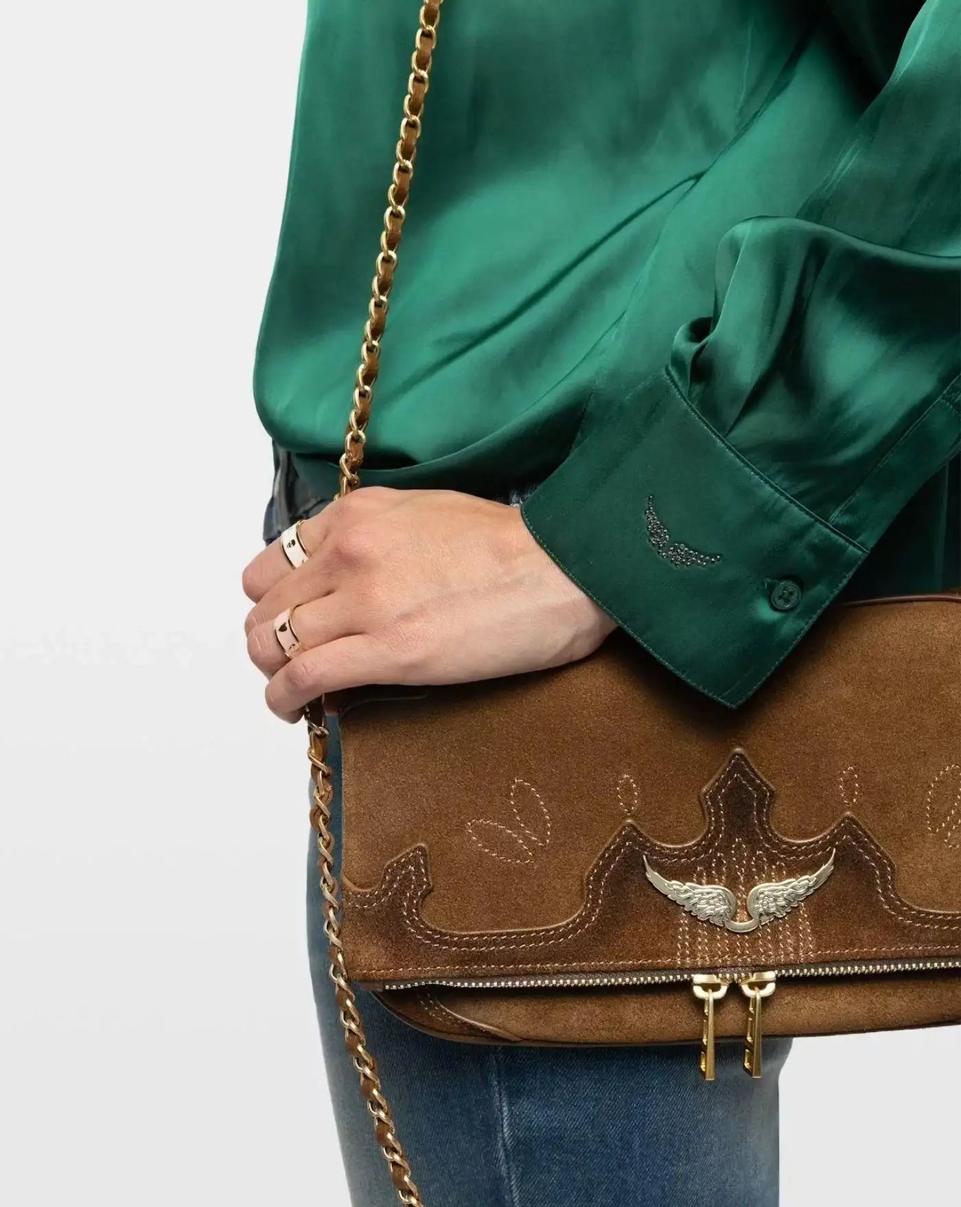 Bolso Zadig & Voltaire Rock Western Used<BR/> LWBA04434 201 ZADIG & VOLTAIRE 