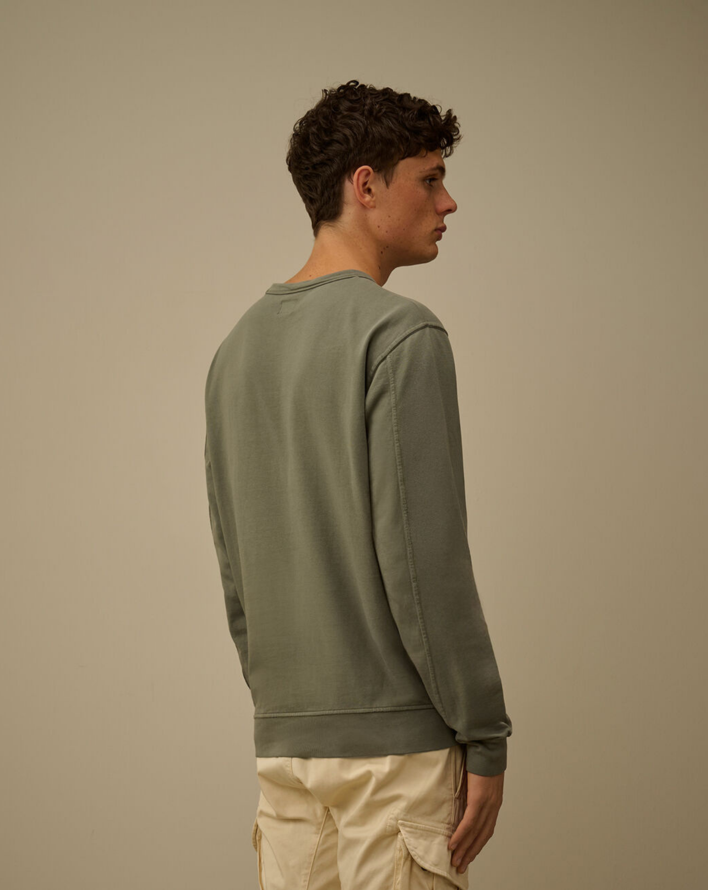 Sudadera C.P. Company Light Fleece Crewneck Sweatshirt 20CMSS711A002246G 921 GUNMETAL C.P. COMPANY 