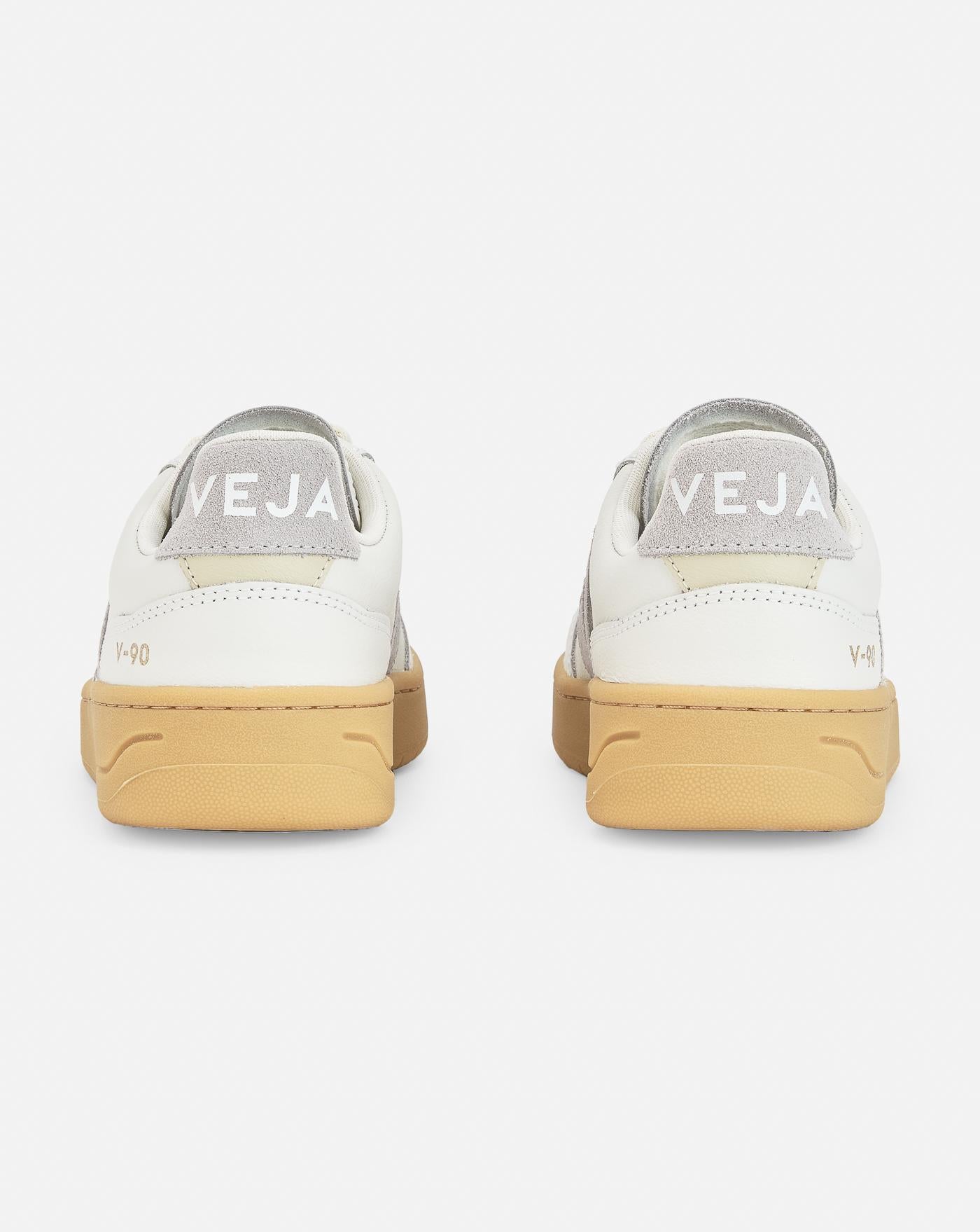 Zapatillas Veja V-90 Extra White Light Grey VD2003893A EXTRA-WHITE_LIGHT-GREY_NATURAL VEJA 