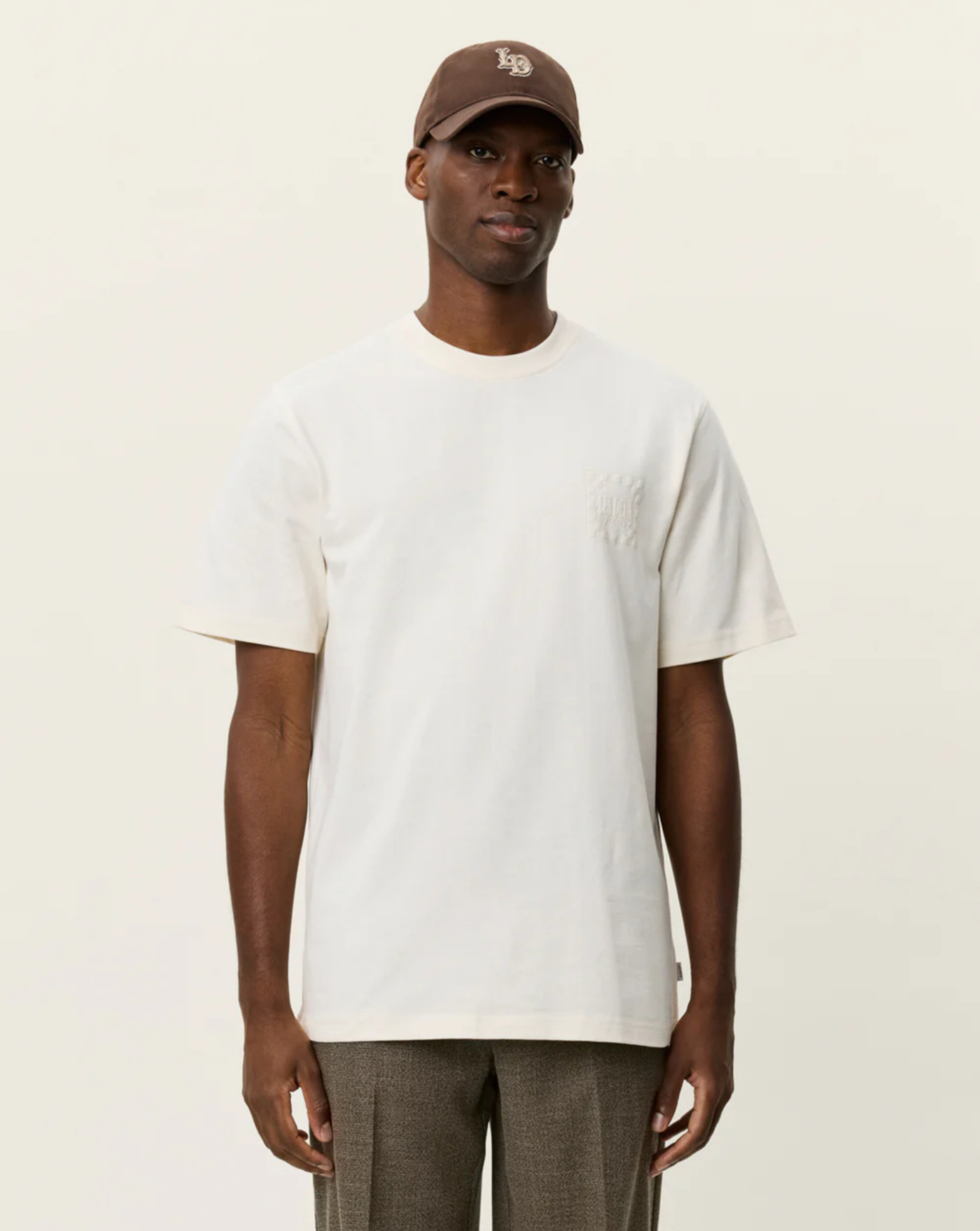 Camiseta Les Deux Ben Goods T-shirt 1001506 211EGGNOG WHITE LES DEUX 