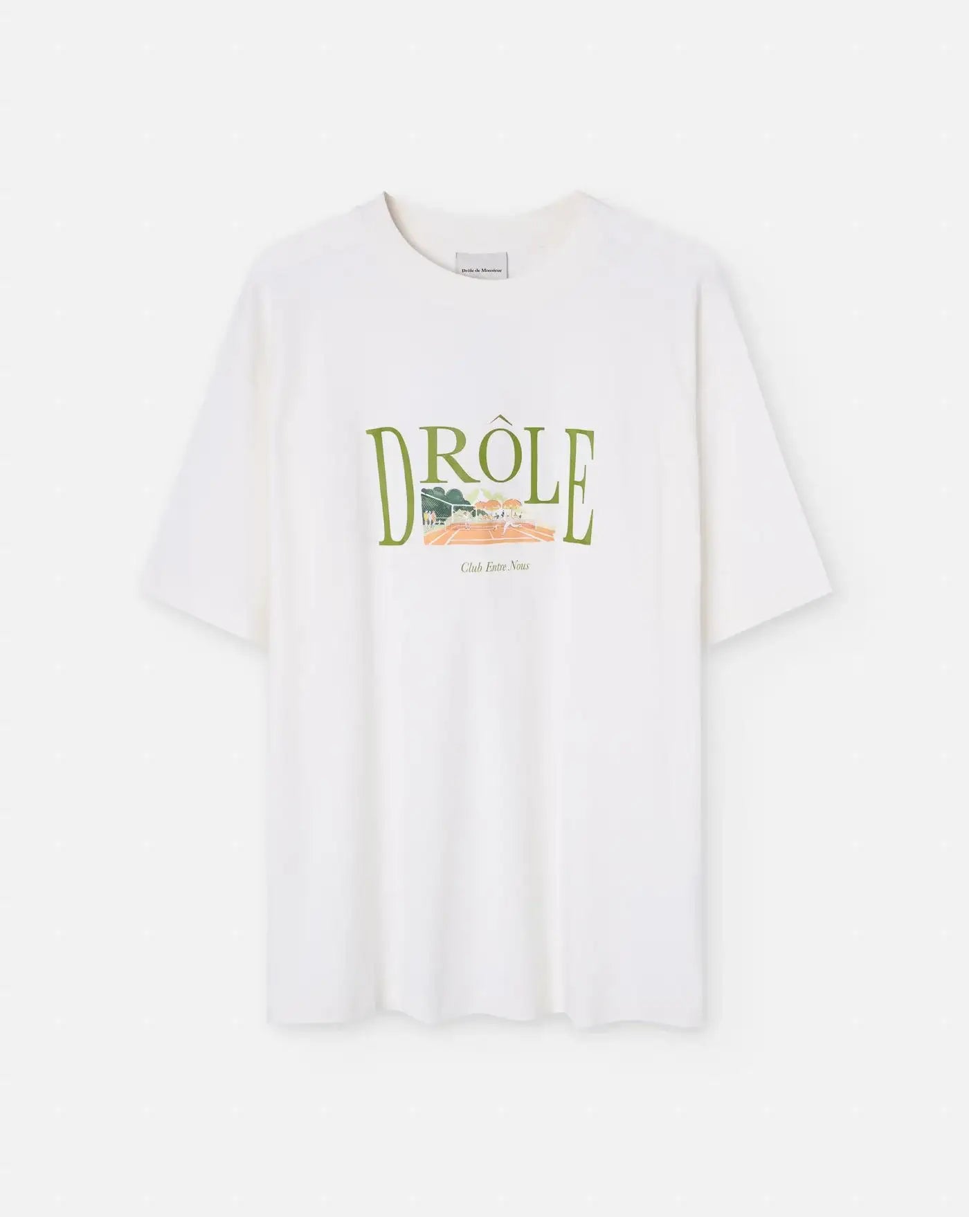 Camiseta Drole de Monsieur Tennis Court TS246 CO002 OW DROLE DE MONSIEUR 