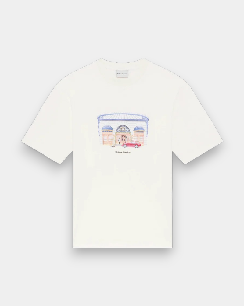 Camiseta Drole de Monsieur Le T-shirt Drole Palace TS285 CO002 OW DROLE DE MONSIEUR 