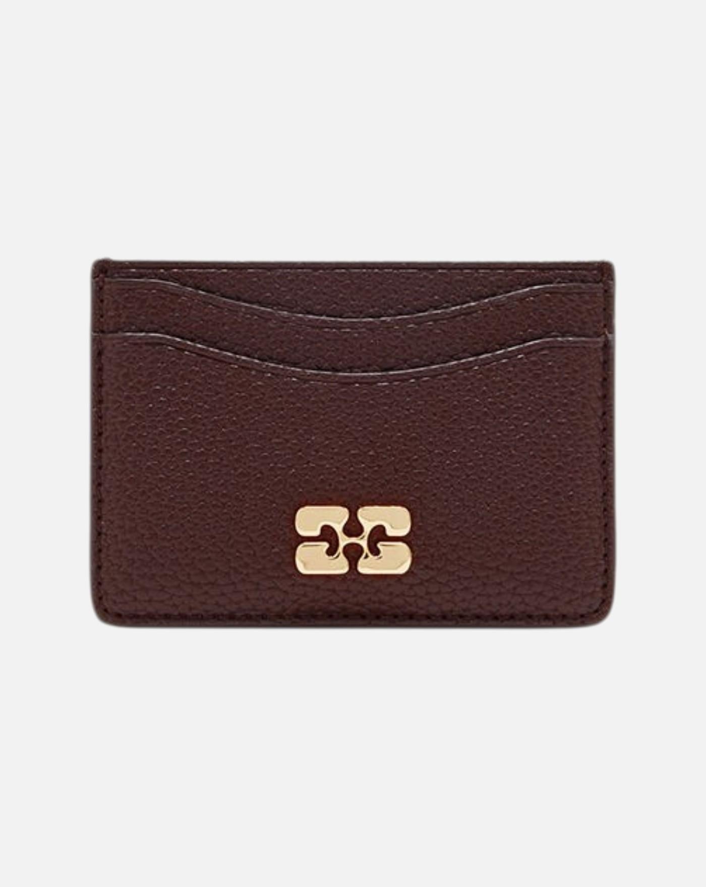Cartera Ganni Card Holder Grained A7276 979 GANNI 