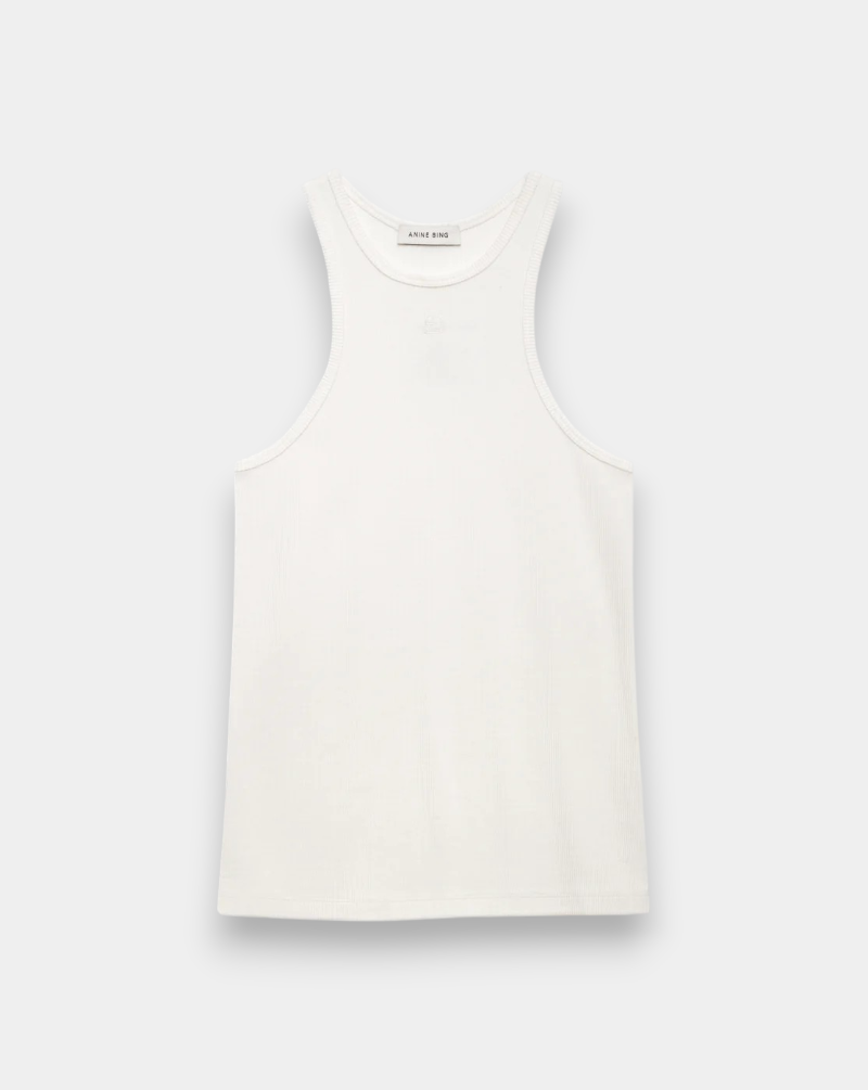 Top Anine Bing Cole Tank A0812206 IVY42CREAM ANINE BING 