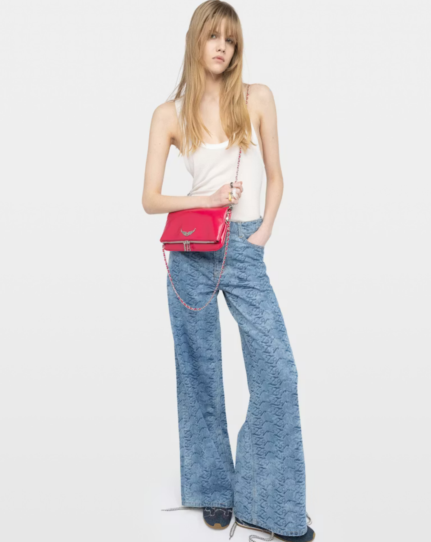 Bolso Zadig & Voltaire Rock Vintage Patent LWBA04212 696 ZADIG & VOLTAIRE 