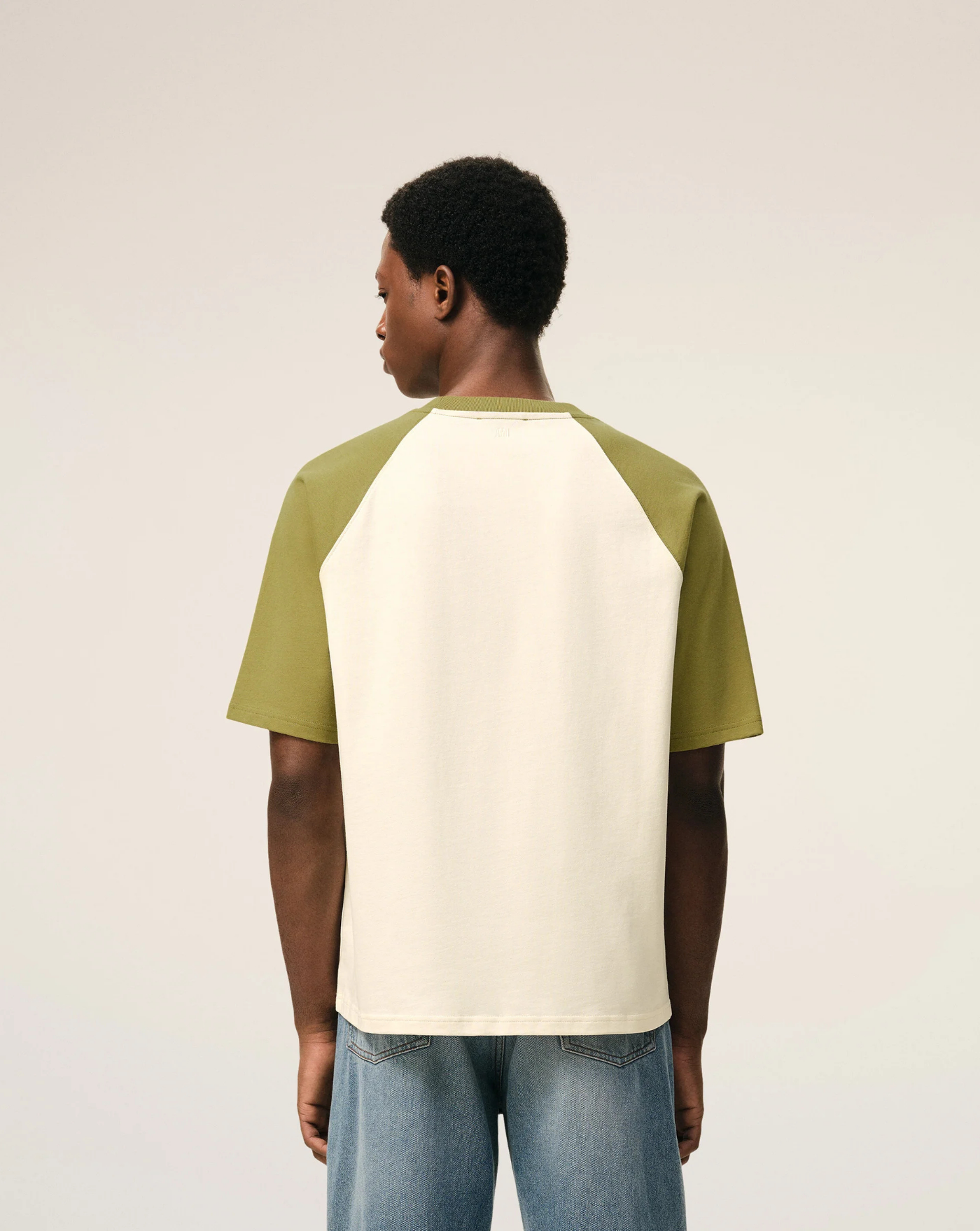 Camiseta Ami Paris Bicolor UTS379726 A041 AMI PARIS 