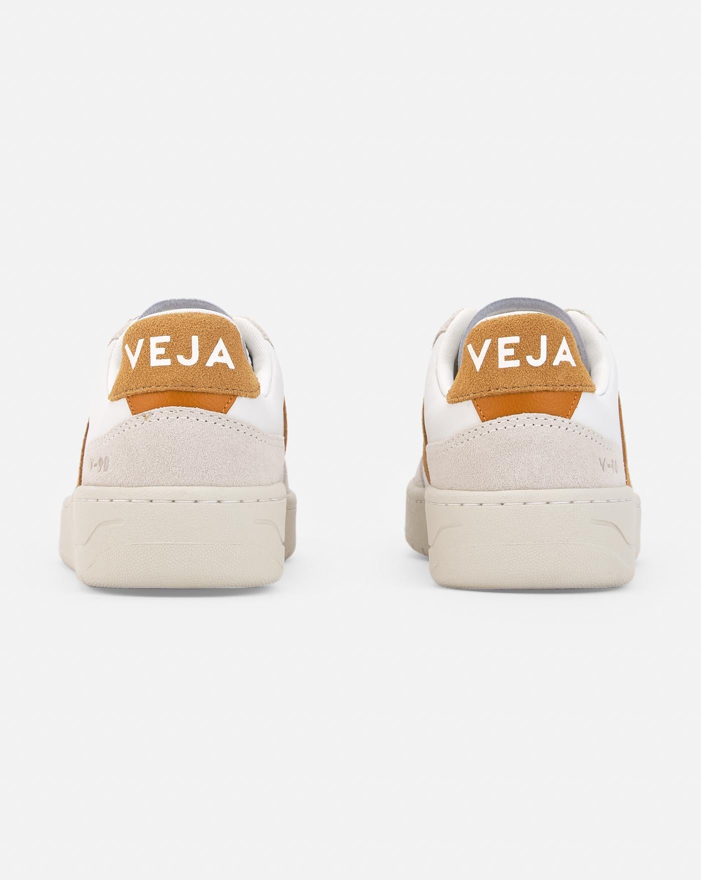 Zapatillas Veja V-90 O.T. Leather Extra White Umber VD2003389A EXTRA-WHITE-UMBER VEJA 