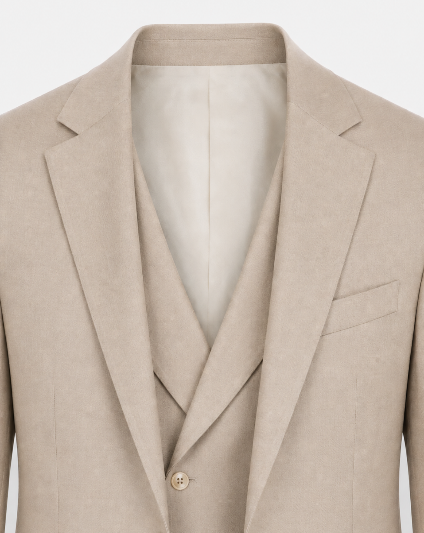 Traje Lubiam 3 Piezas 53311/01.3438/1380 BEIGE LUIGI BIANCHI MANTOVA 