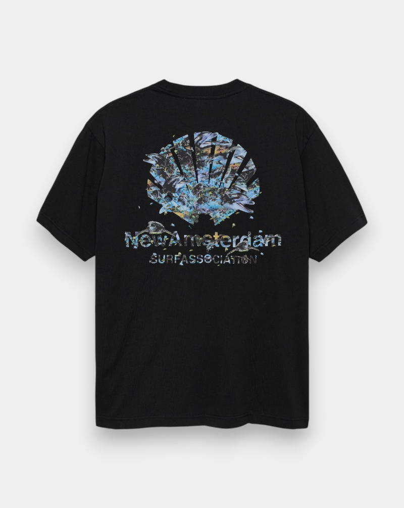 Camiseta New Amsterdam Dolphin Tee 2601081001 BLACK NEW AMSTERDAM 