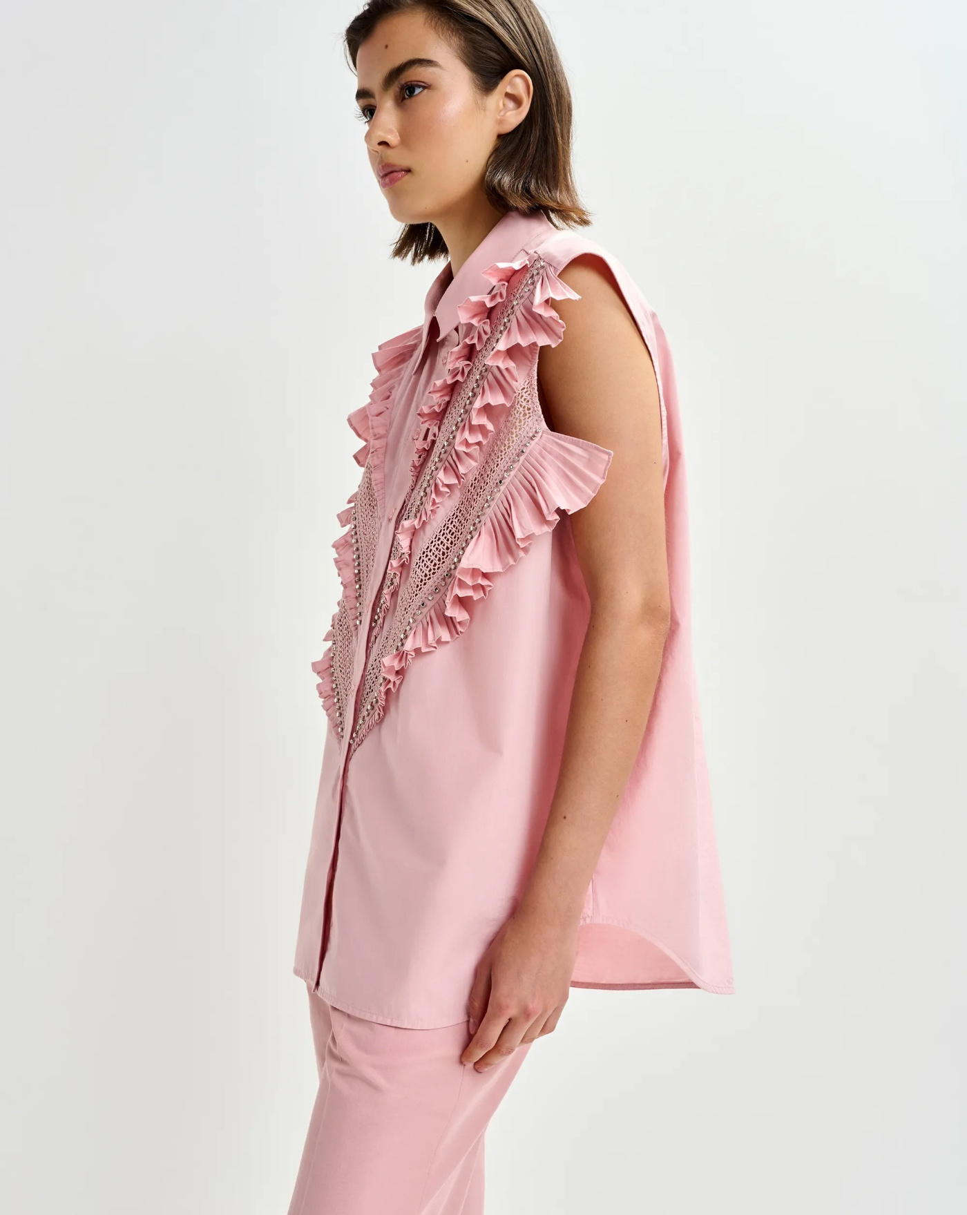 Blusa Essentiel Antwerp Jeandarlene Sleeveless Shirt JEANDARLENE SP19 ESSENTIEL ANTWERP 