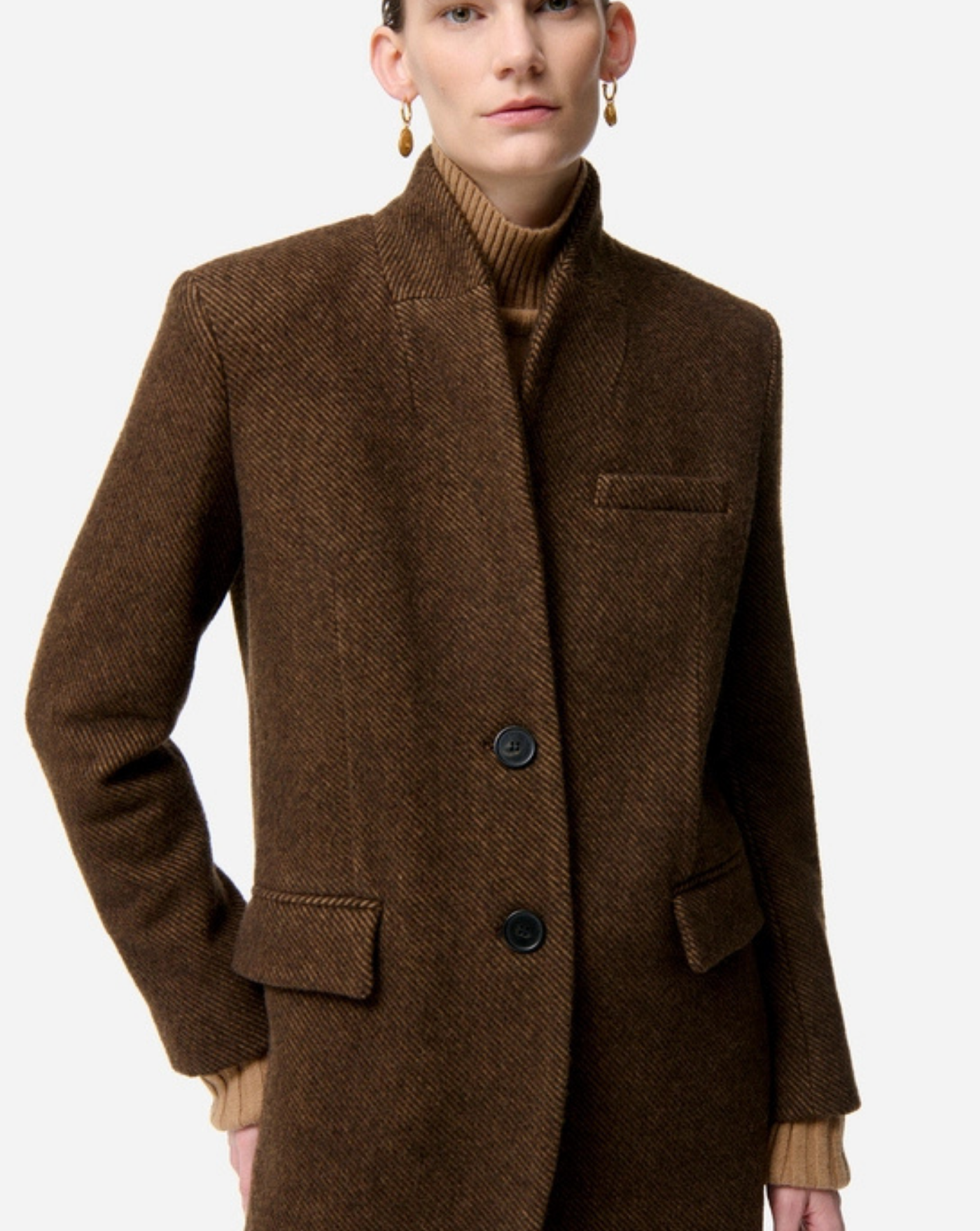 Americana Vanessa Bruno Jovanka 5HVA36 V02109BROWN VANESSA BRUNO 