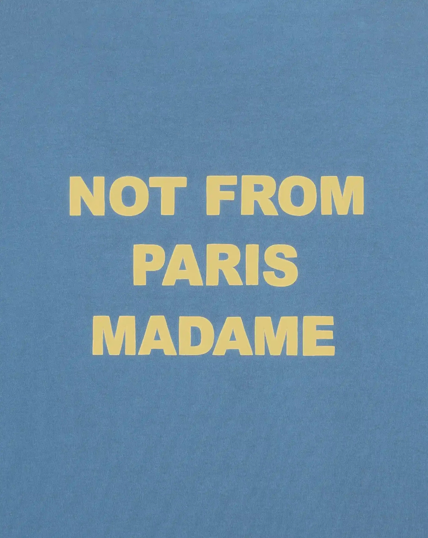 Camiseta Drole de Monsieur Le T-shirt Slogan K-TS203 CO002ATBL DROLE DE MONSIEUR 