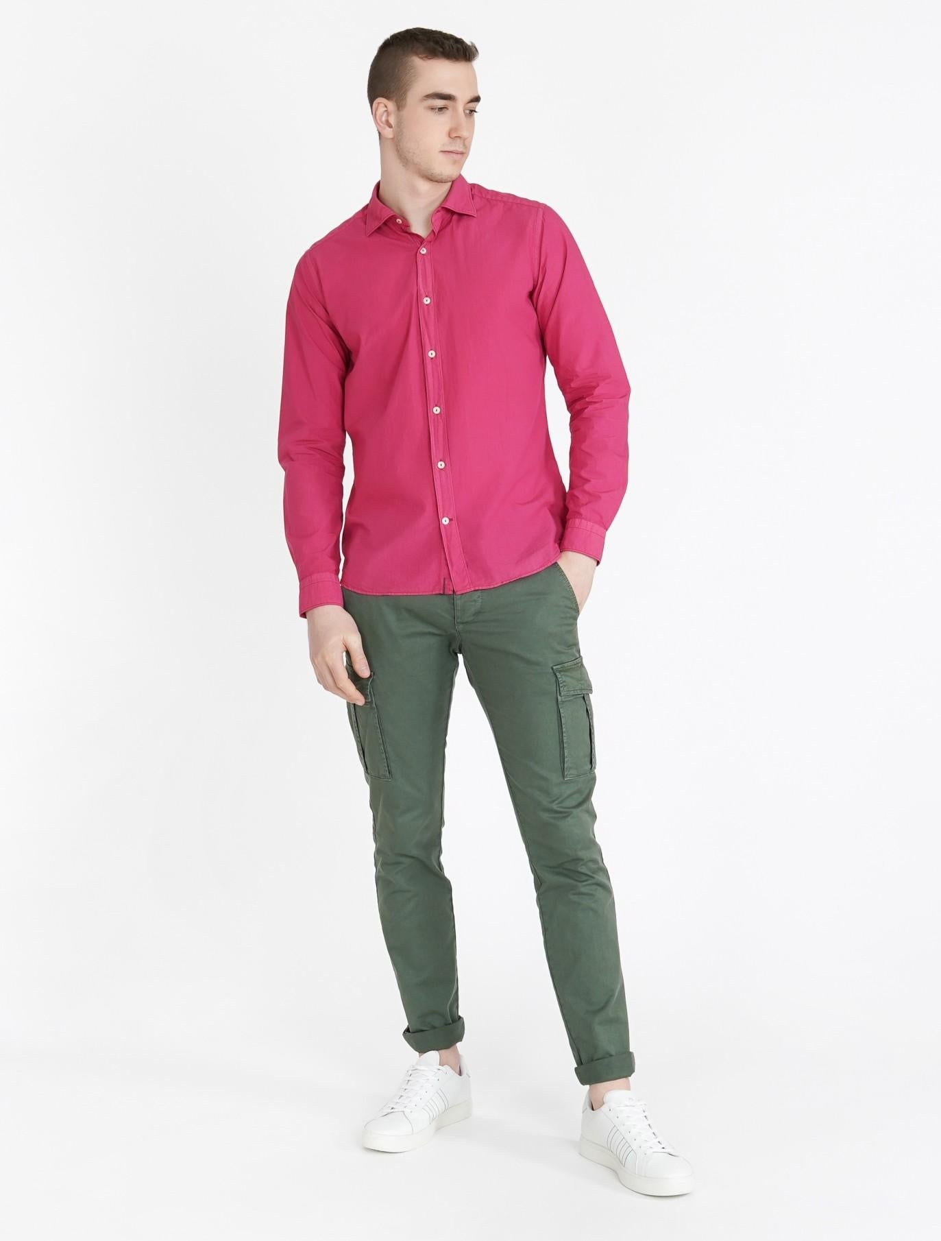 Camisa Tintoria Mattei Tinto in Cappo 1T5ZNB9UJ1 54 TINTORIA MATTEI 