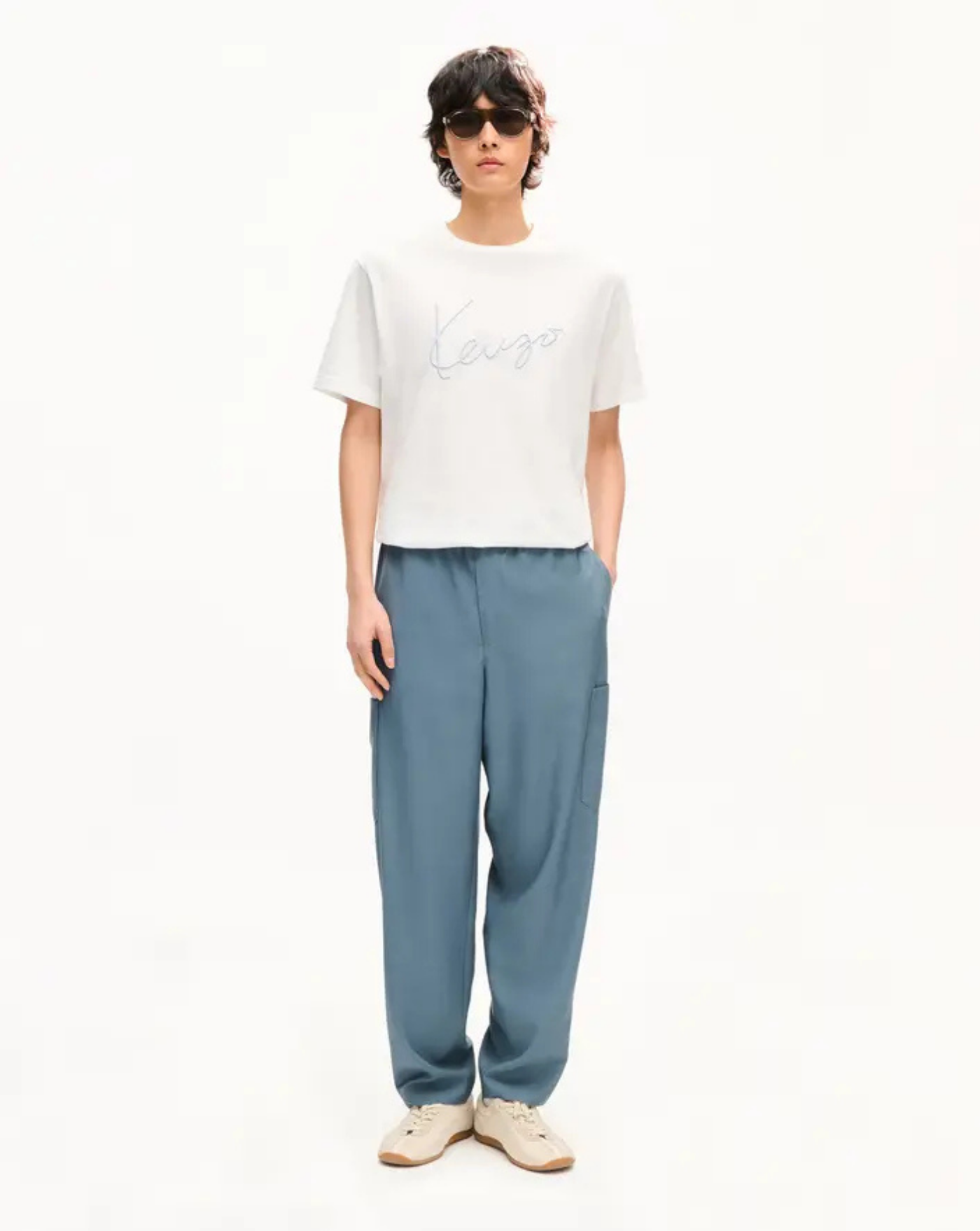 Camiseta Kenzo Signature FG65TS2864SG 02 OFF WHITE KENZO 