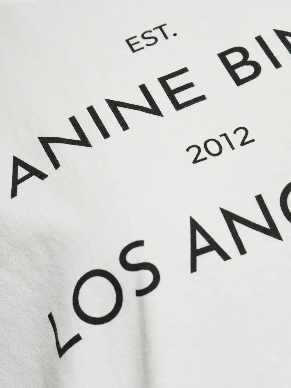 Camiseta Anine Bing Rudy A0811037 IVORY ANINE BING 