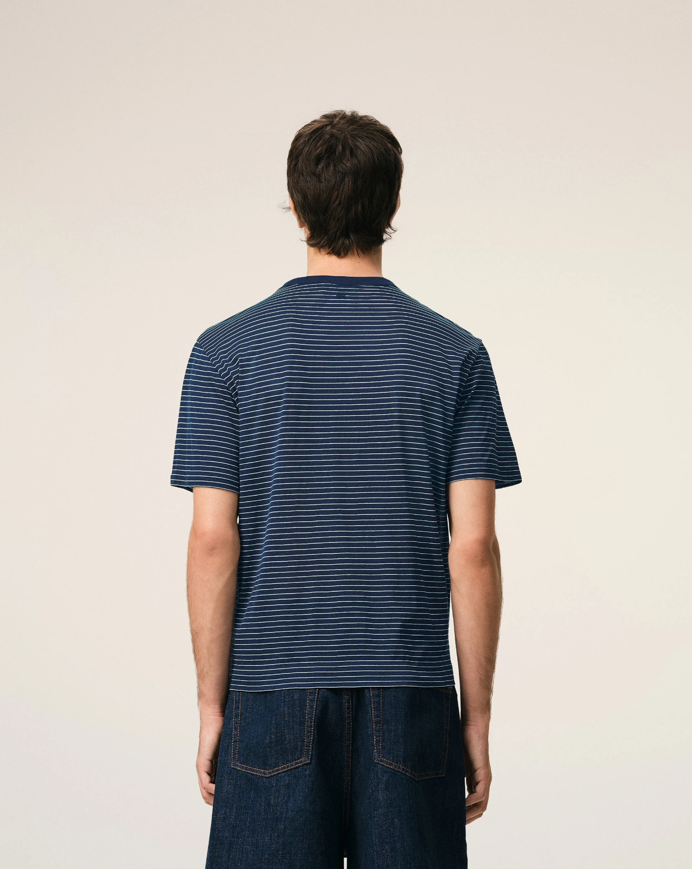 Camiseta Ami Paris Stripes HTS367JE0212 A044 AMI PARIS 