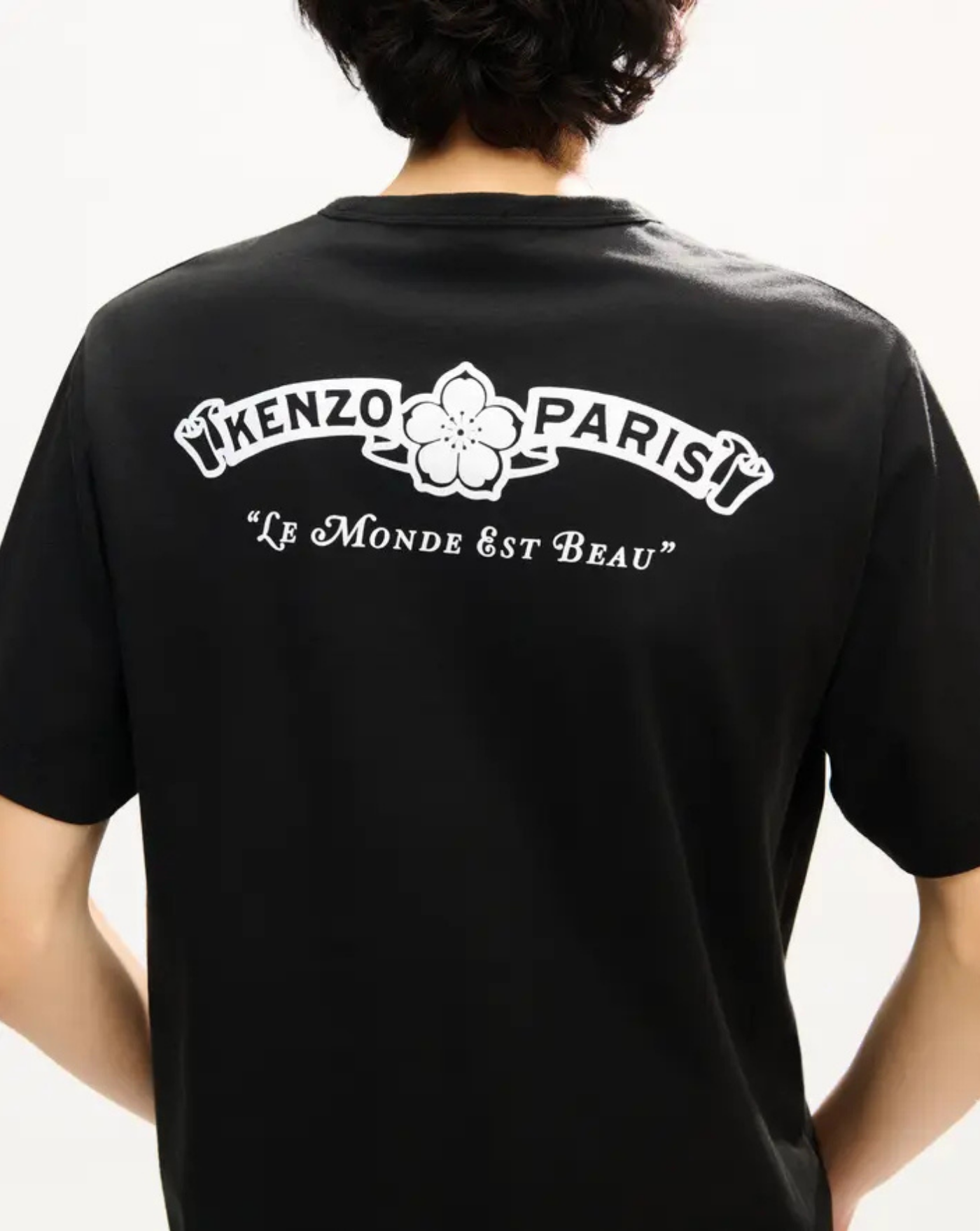 Camiseta de algodón 'KENZO Paris Emblem' FG65TS2954SG 99J BLACK KENZO 