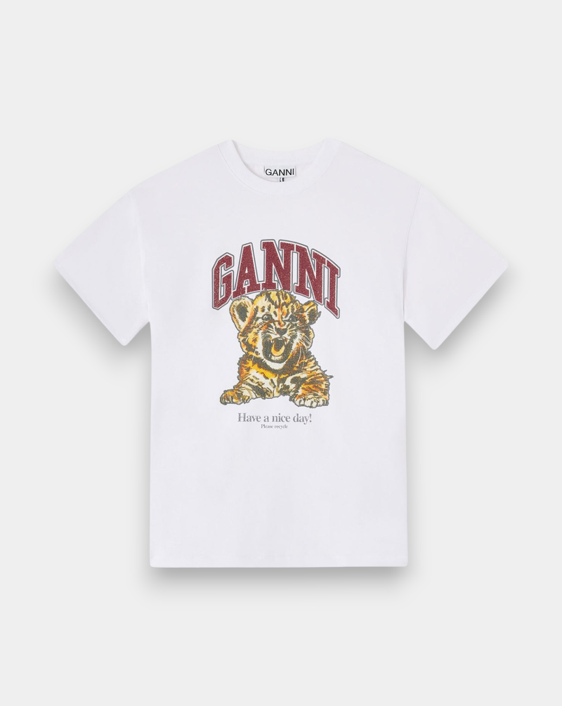 Camiseta Ganni Baby Tiger A1050060 151 GANNI 