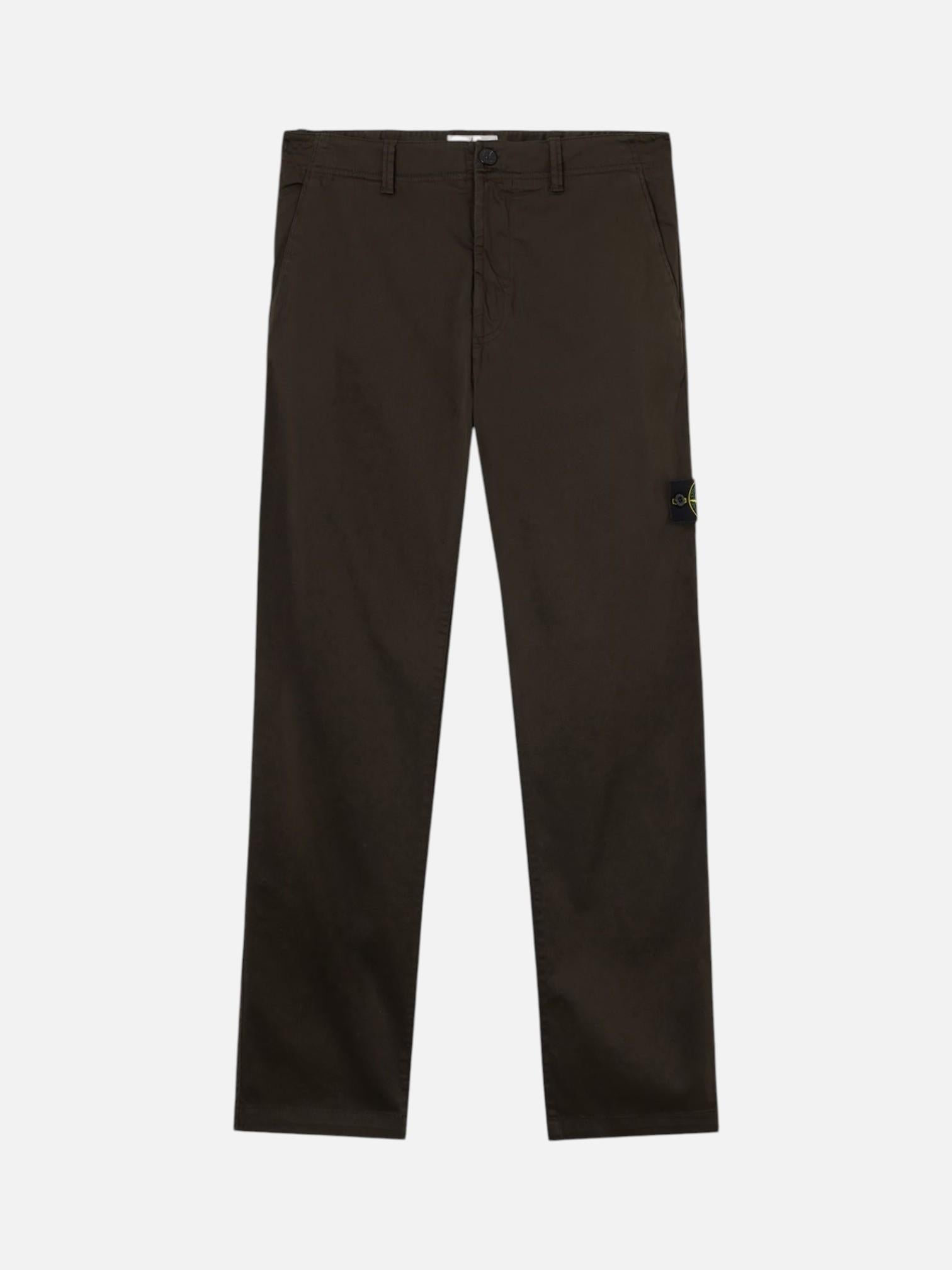 Pantalones Stone Island Stretch Organic Cotton Satin L2S153100012 S0012V0078 STONE ISLAND 