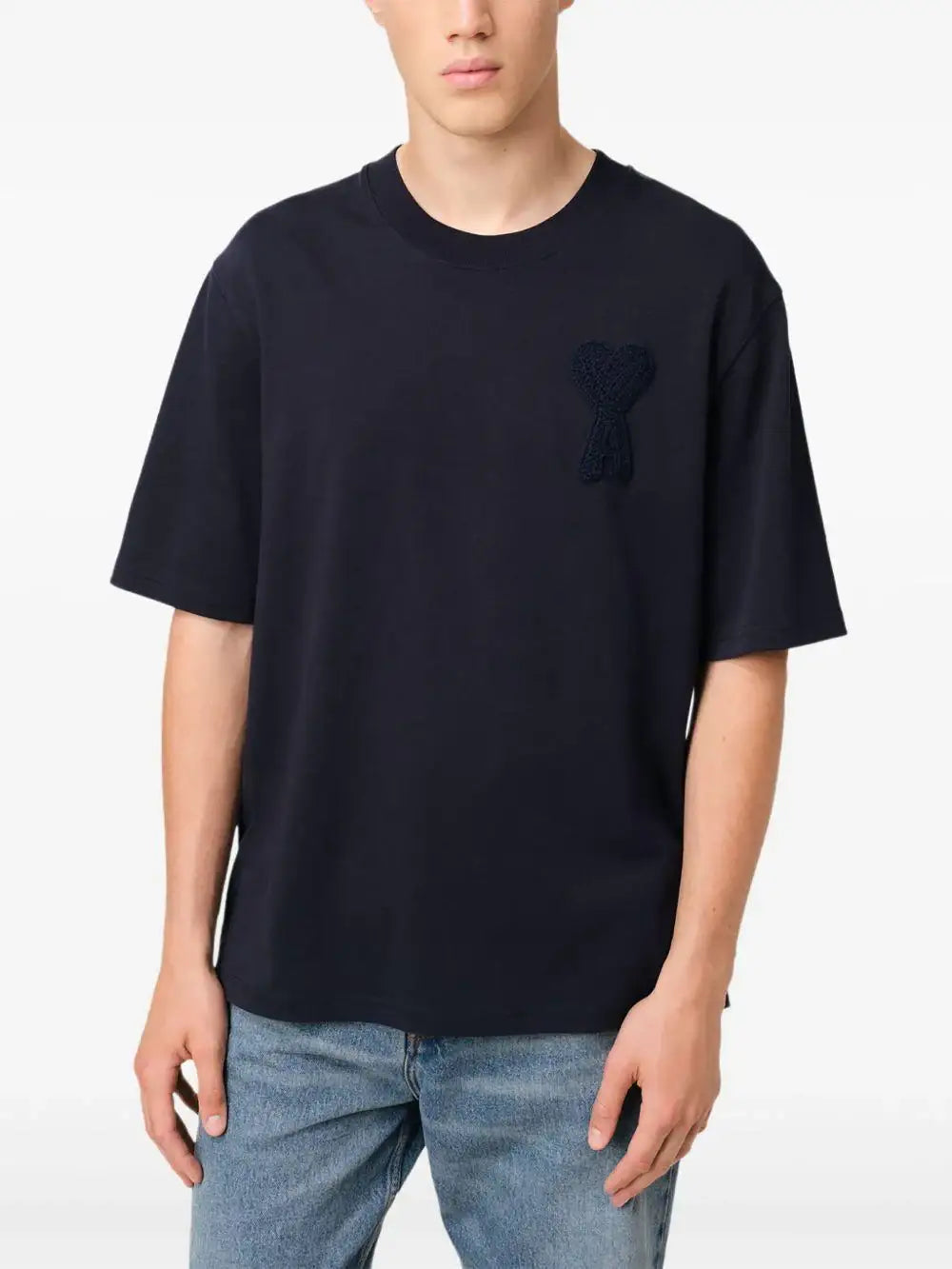 Camisa Ami Paris Ami de Coeur Patch HTS055726 4011 AMI PARIS 