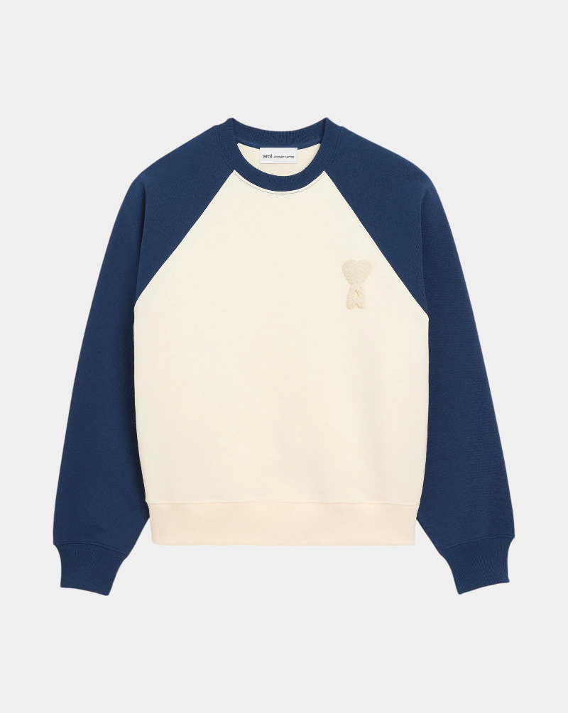 Sudadera Ami Paris Bicolor USW781747 A027 AMI PARIS 