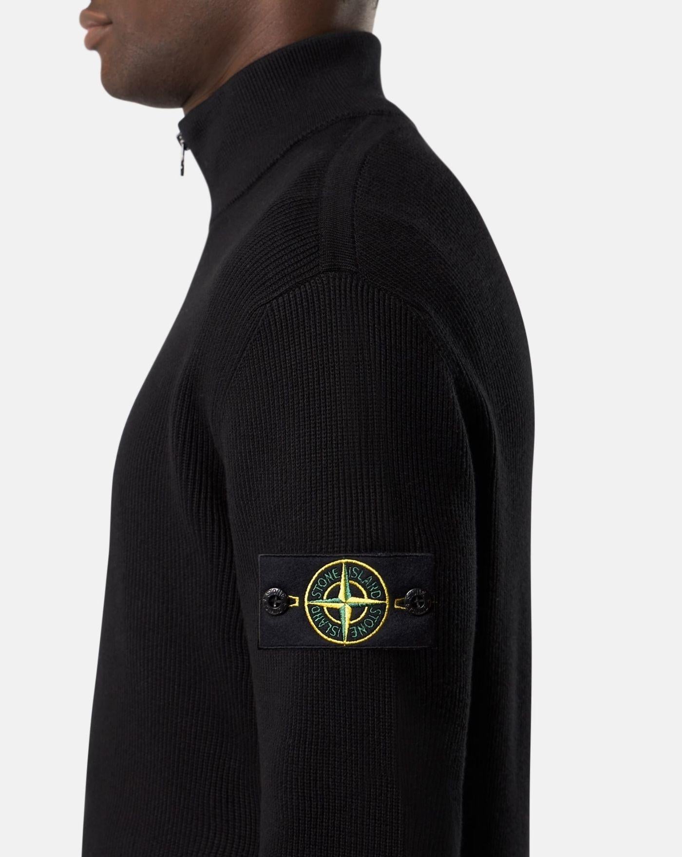 Jersey Stone Island Ribbed Zip-Up Jacket L2S155100126 S00D8V0029 STONE ISLAND 