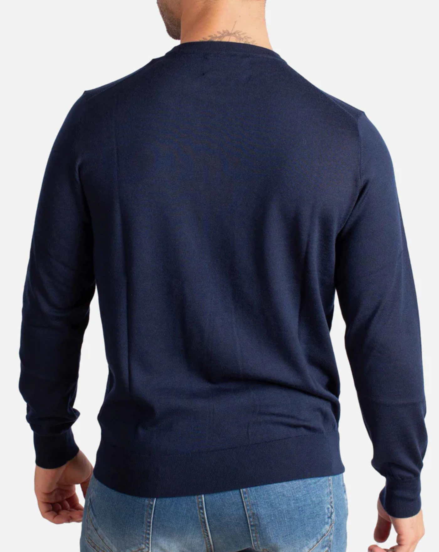 Jersey Mc2 Saint Barth Regent Merino REGE013 00063I 62 NIGHT BLUE MC2 SAINT BARTH 