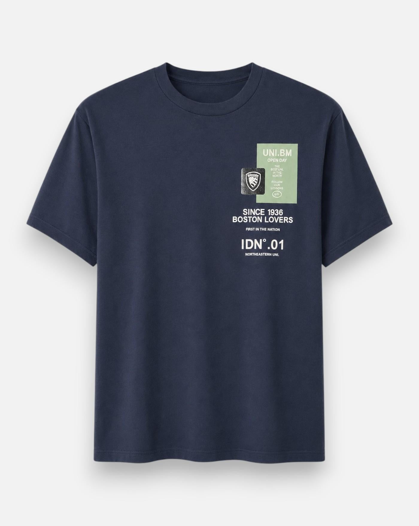 Camiseta Blauer Brush 26SBLUH02283 007480 888NAVY BLAUER 