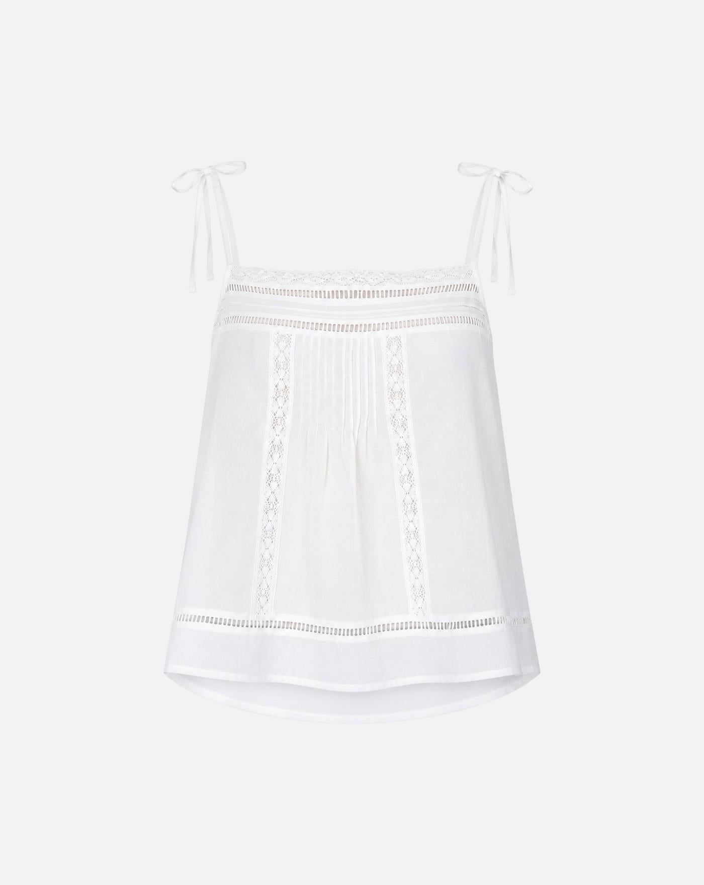 Top blanco de Vanessa Bruno Gaillet 6EVA53V09864 001BLANC VANESSA BRUNO 