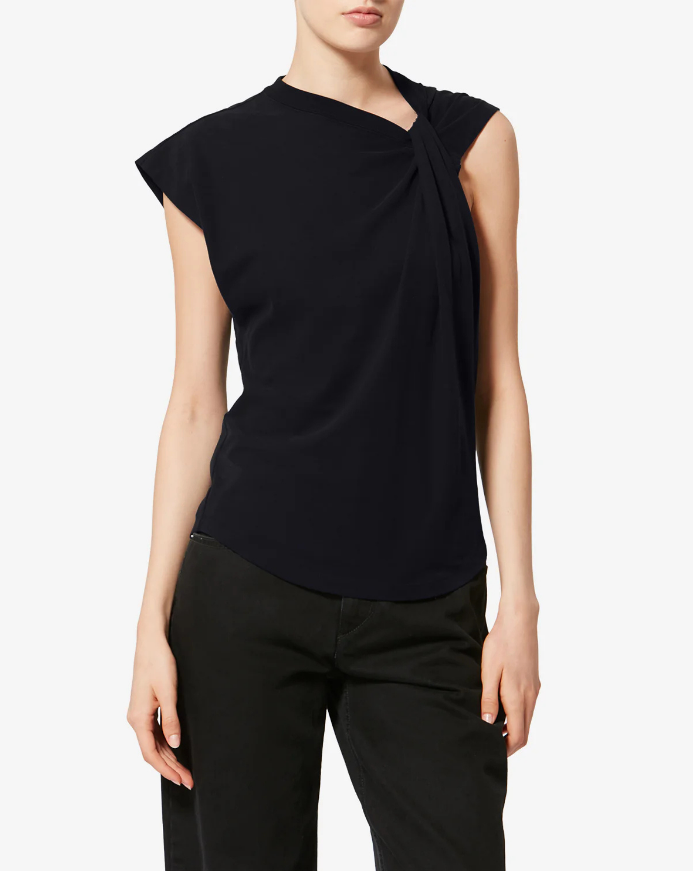 Camiseta Isabel Marant Nayda Tee TS0175FA A1N41I01BK ISABEL MARANT 