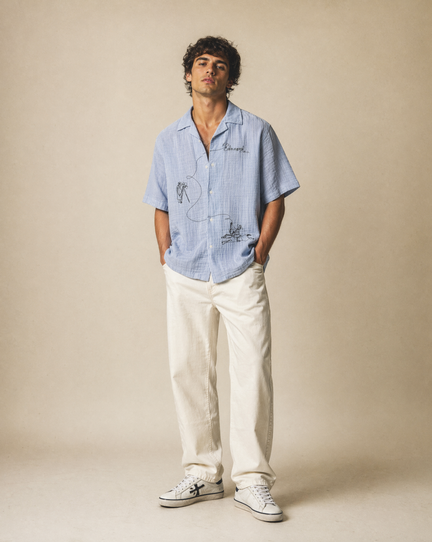 Pantalon Edmmond Avail Pant AVAIL PANT PLAIN OFF WHITEPLAIN OFF WHITE EDMMOND 