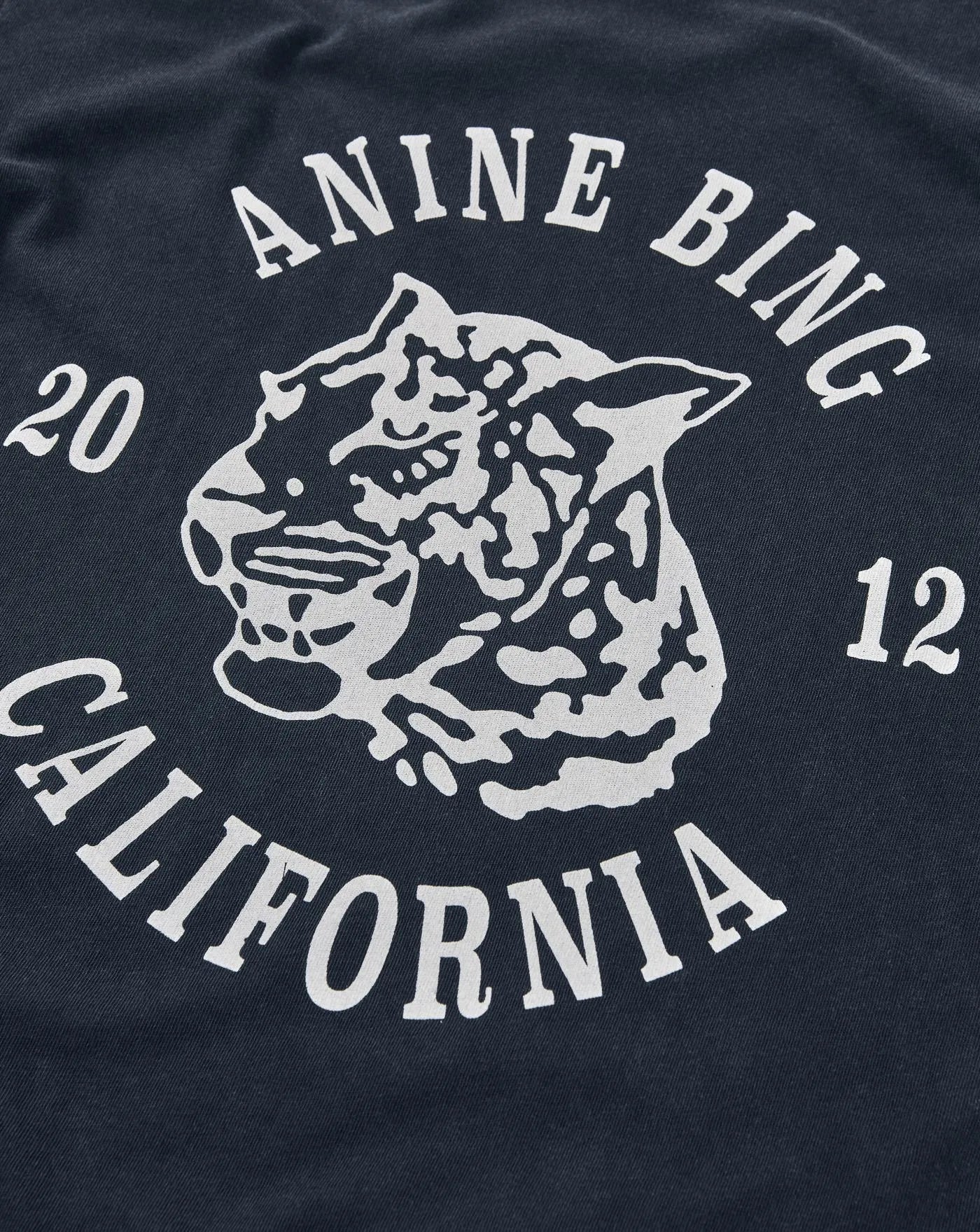Camiseta Anine Bing Leopard A0810922BLK5 BLACK ANINE BING 