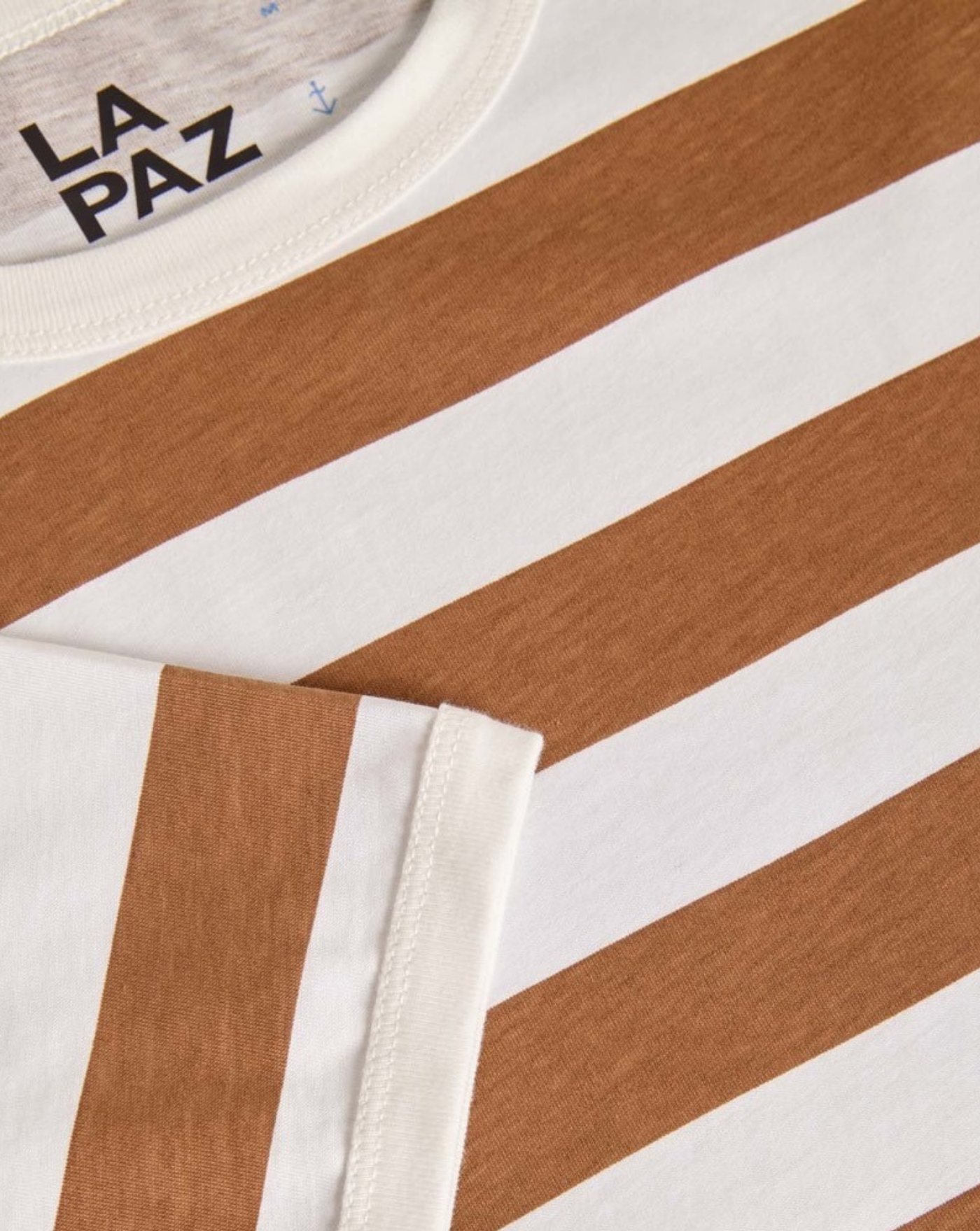 Camiseta La Paz Meneres Contrast T-shirt SS260082280 AZTEC BROWN STRIPES LA PAZ 