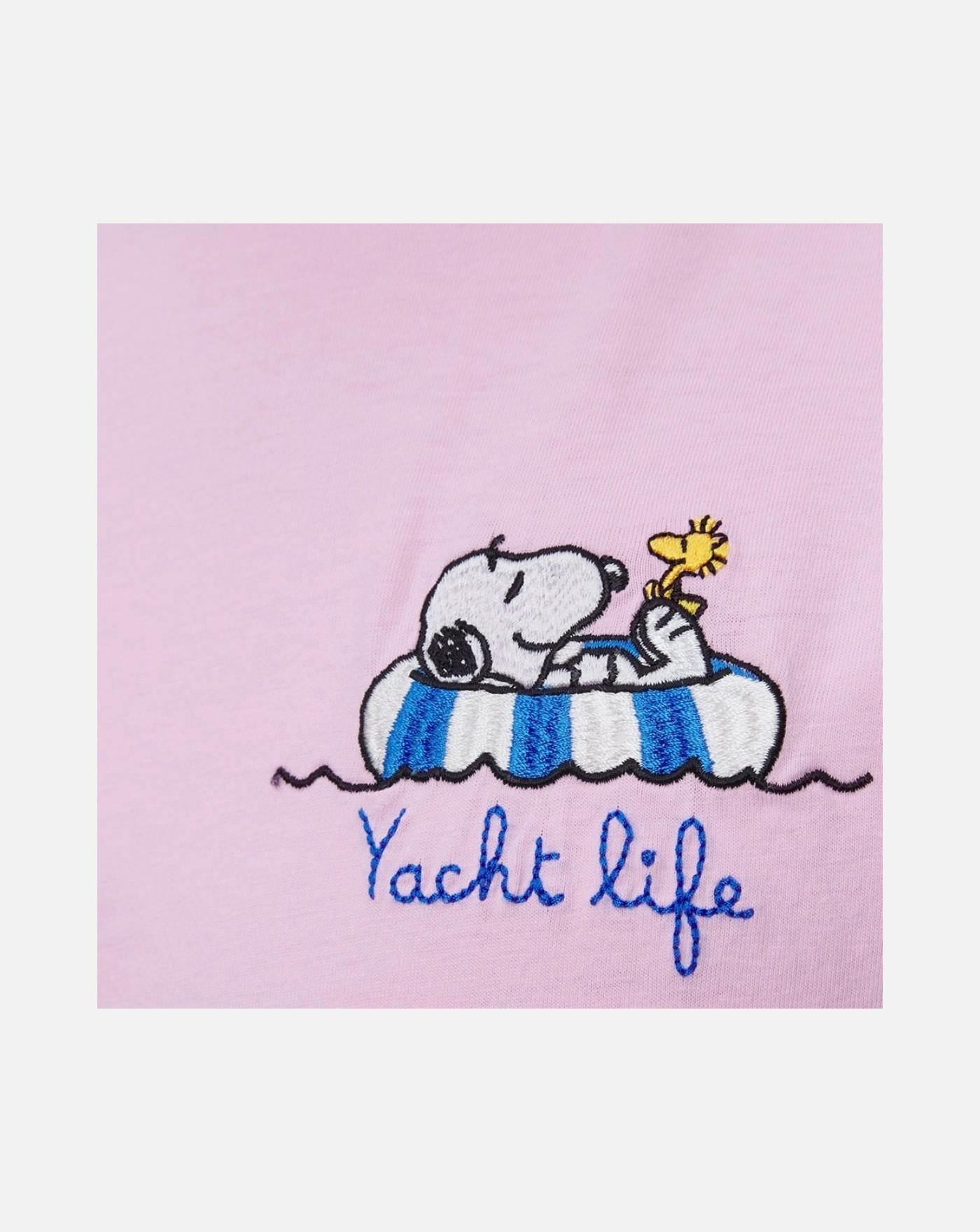 Camiseta MC2 Saint Barth "snoopy yatch life portofino" POT0001 02635L 21 EMB MC2 SAINT BARTH 