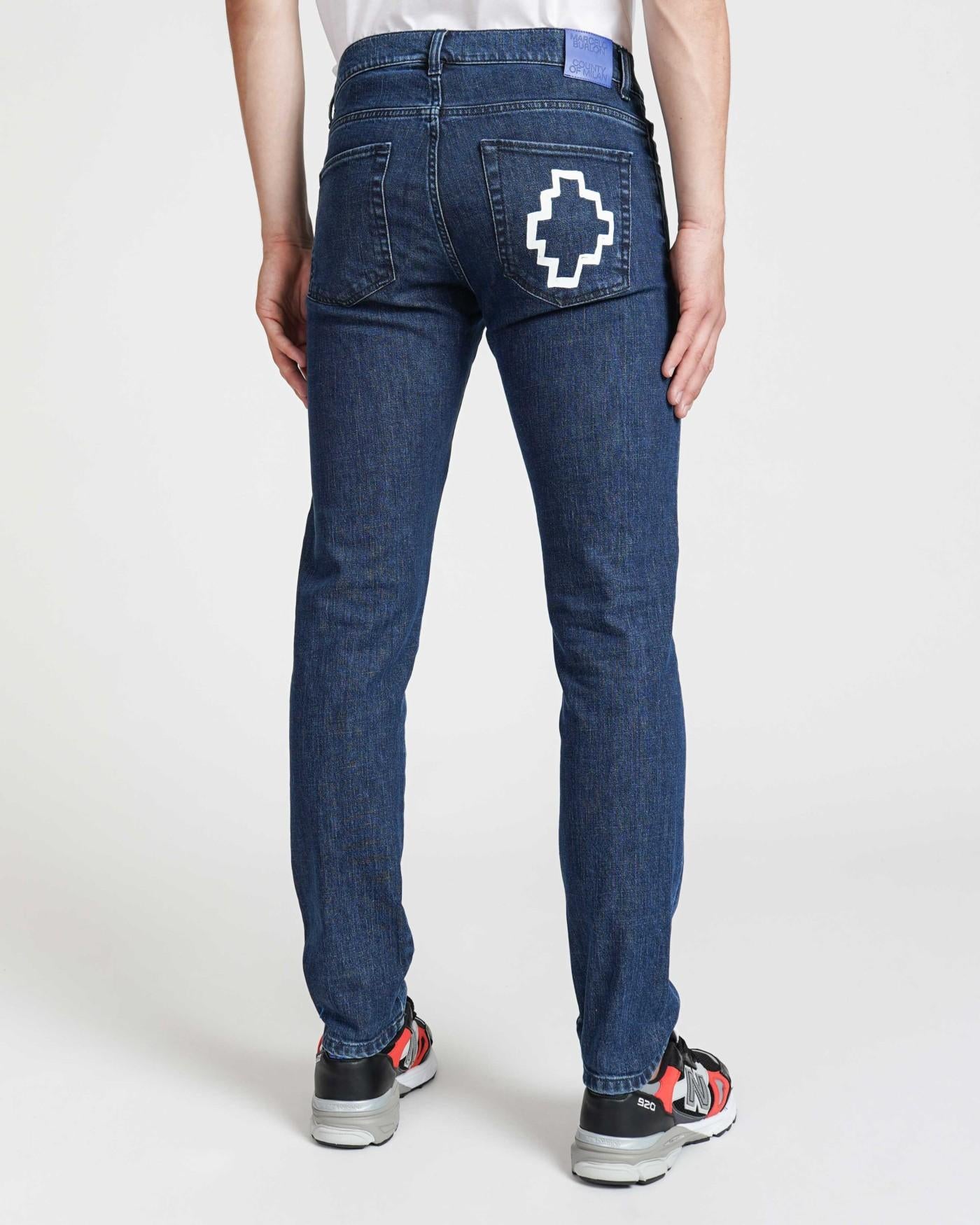 Denim Marcelo Burlon Wings CMYA028F21DEN004 4901 89 MARCELO BURLON 