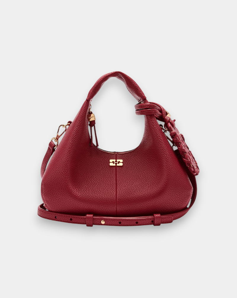 Bolso Ganni Hobo Mini Grained B2070141 09F GANNI 