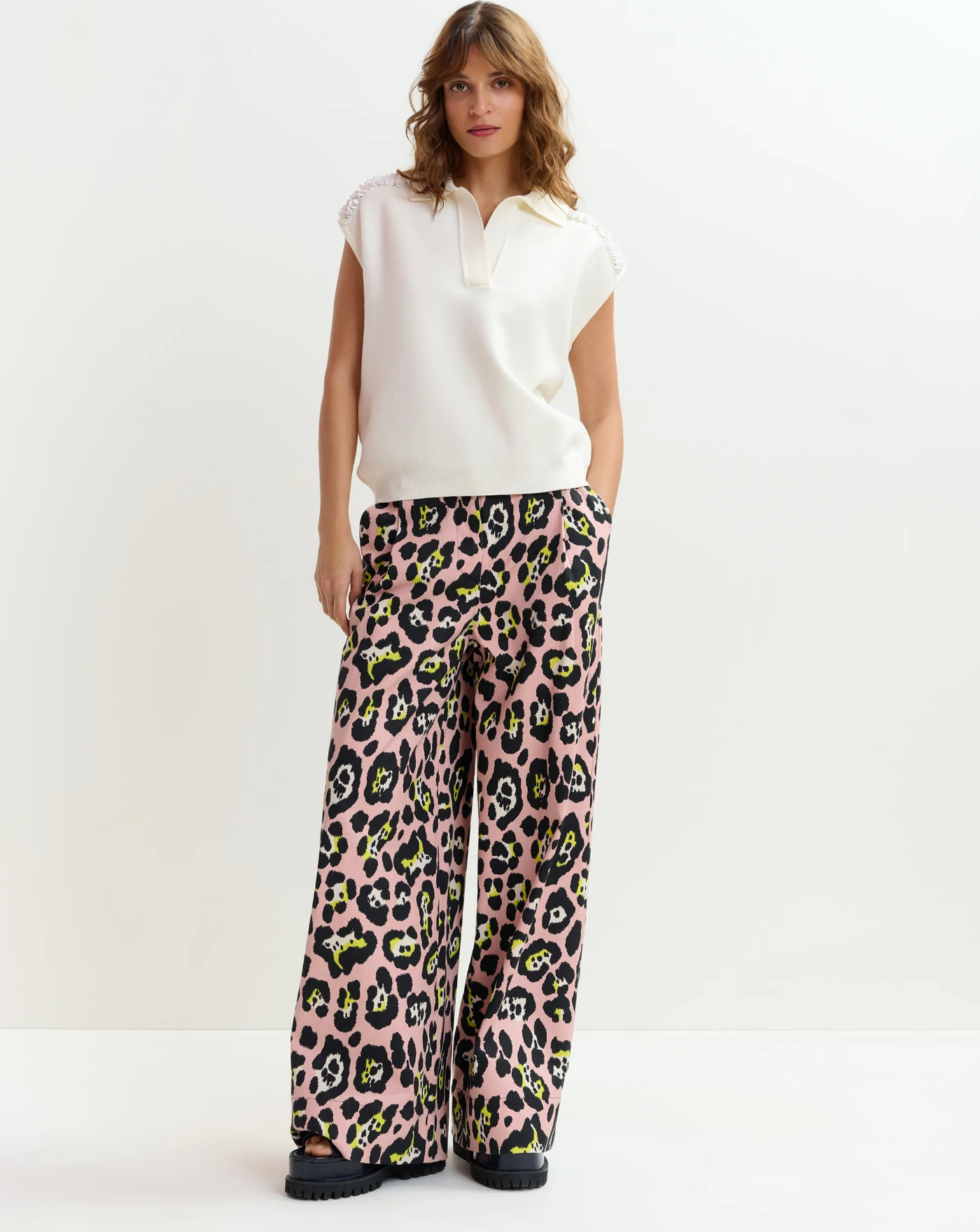 Blusa Essentiel Antwerp Joline JOLINE OW01OFF WHITE ESSENTIEL ANTWERP 