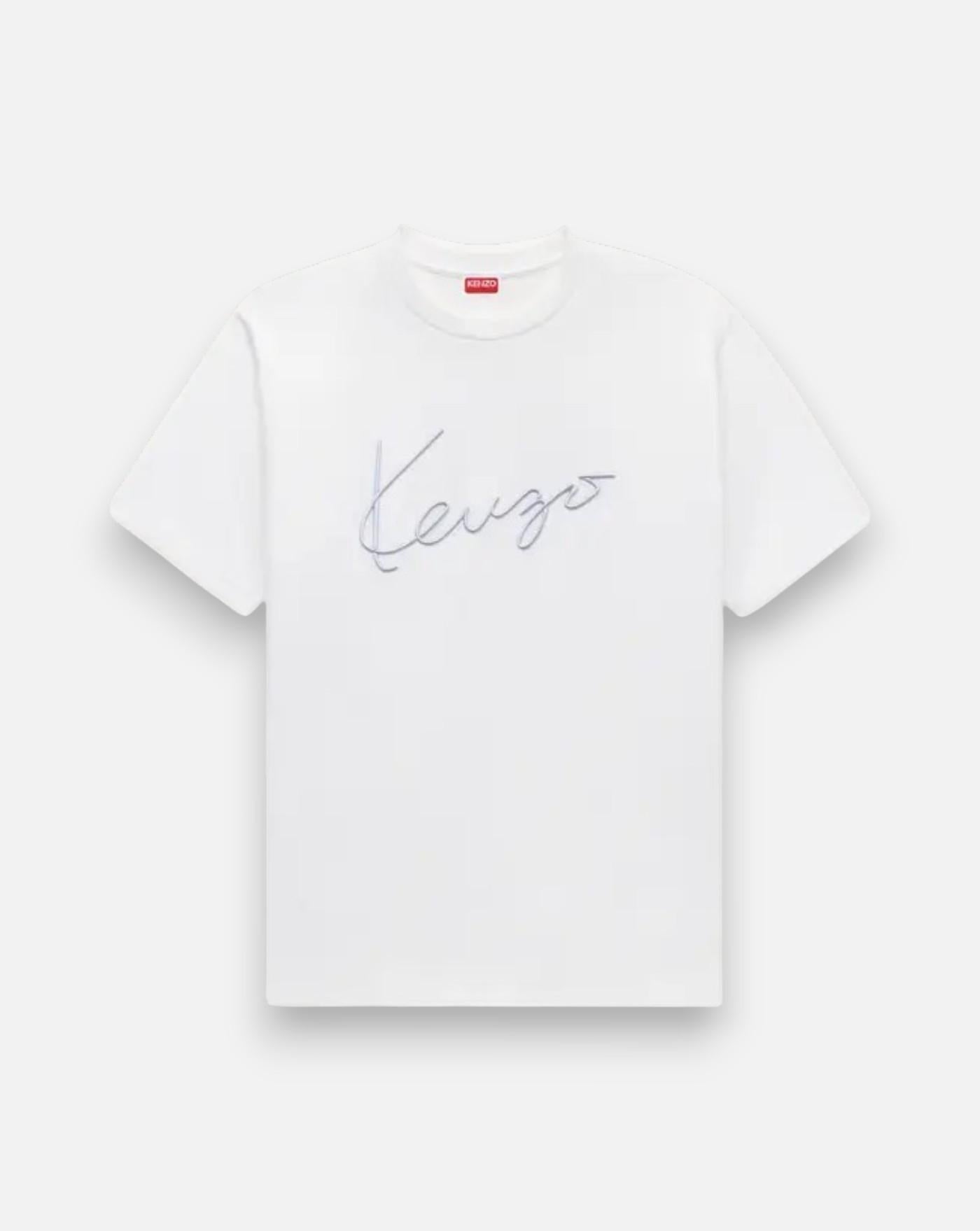 Camiseta Kenzo Signature FG65TS2864SG 02 OFF WHITE KENZO 