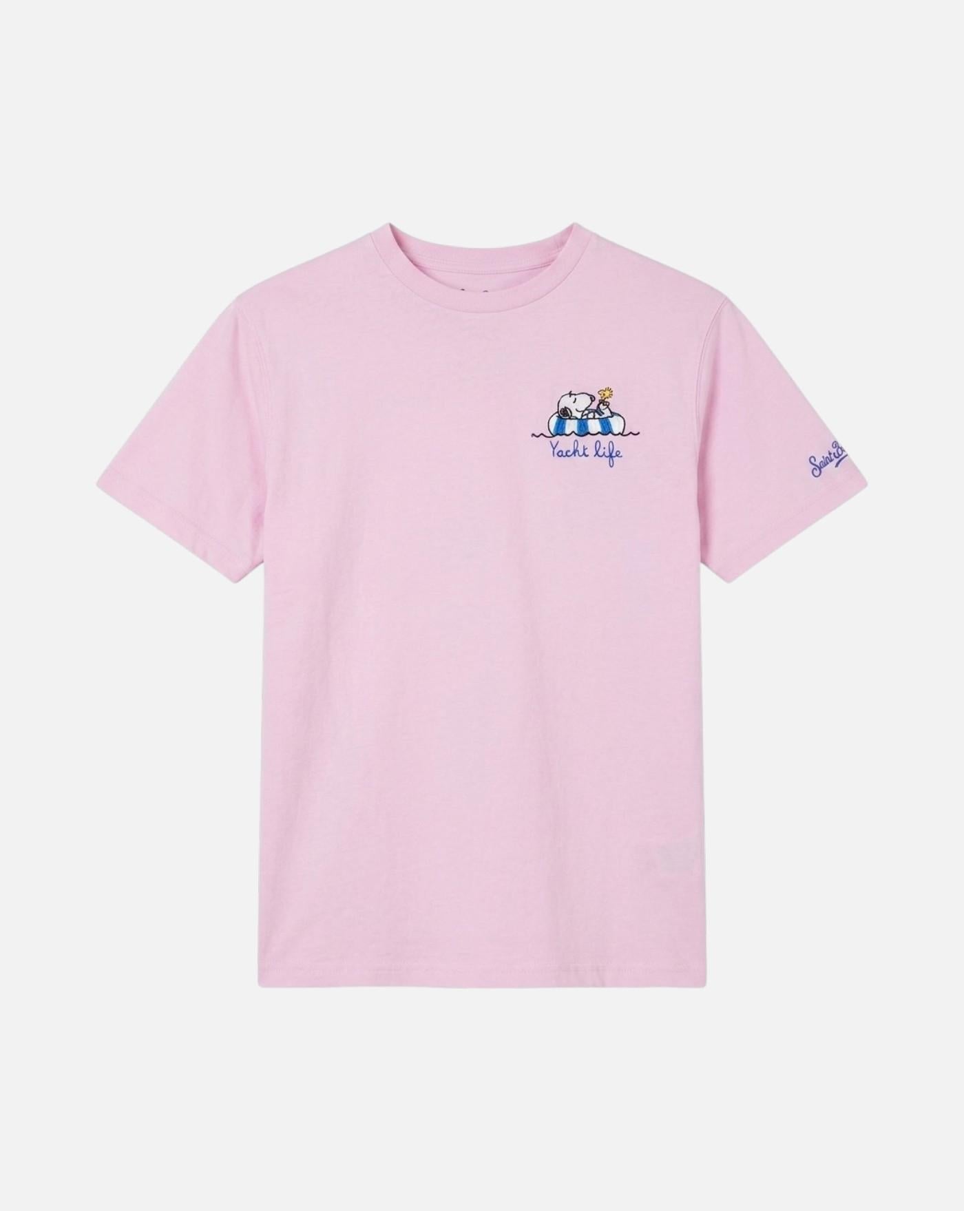 Camiseta MC2 Saint Barth "snoopy yatch life portofino" POT0001 02635L 21 EMB MC2 SAINT BARTH 