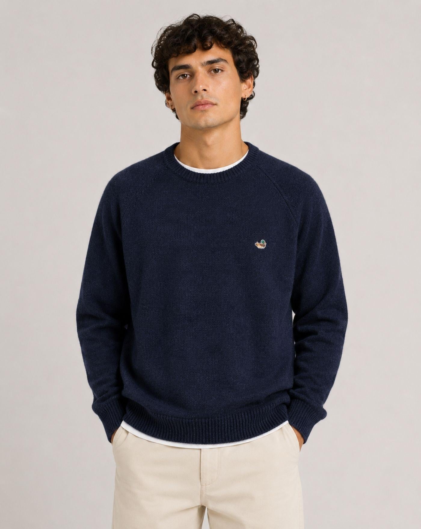 Jersey Edmmond Duck Sweater 3266001590 PLAIN NAVY EDMMOND 