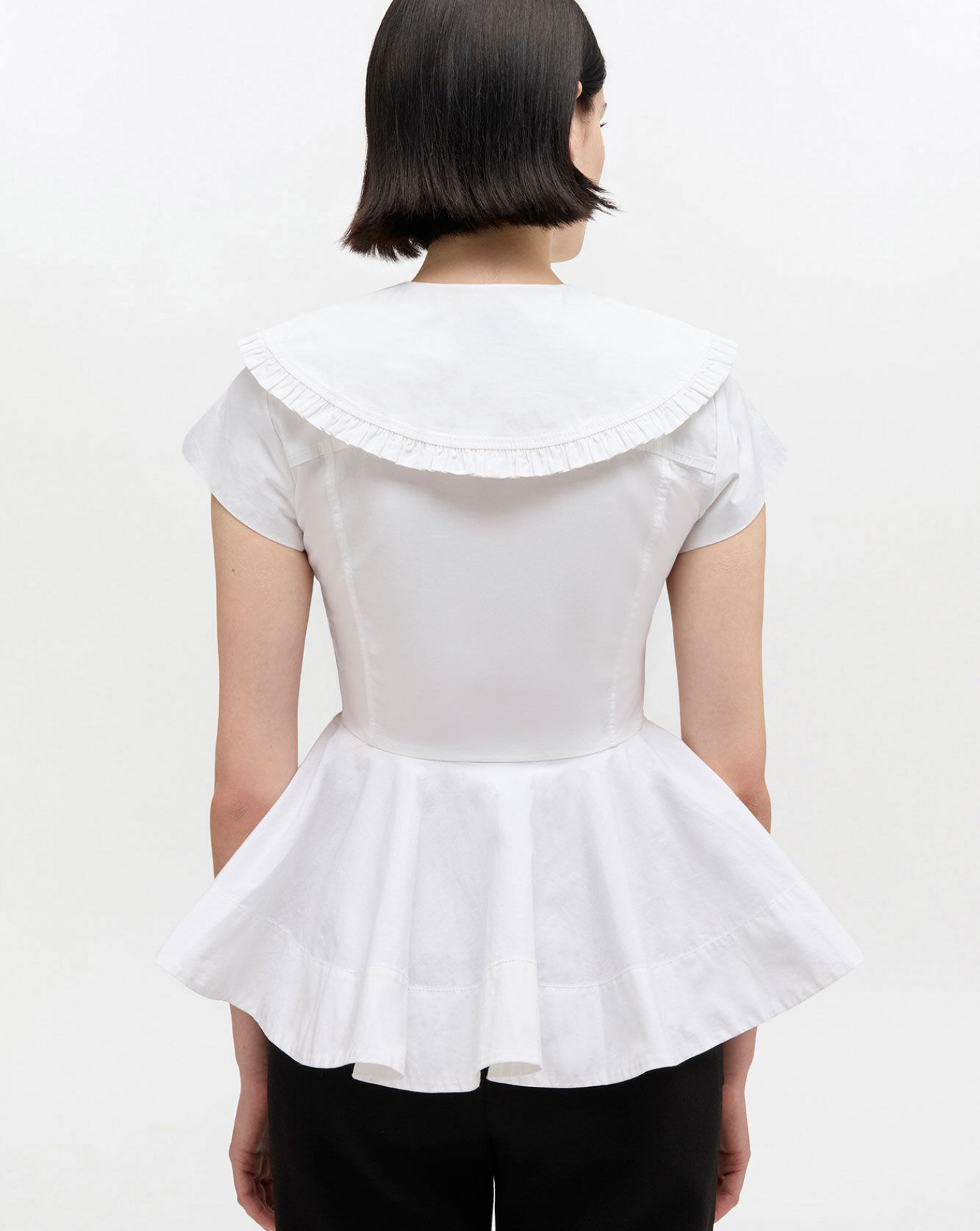 Camisa Ganni Collar Shirt A1040093 151 GANNI 