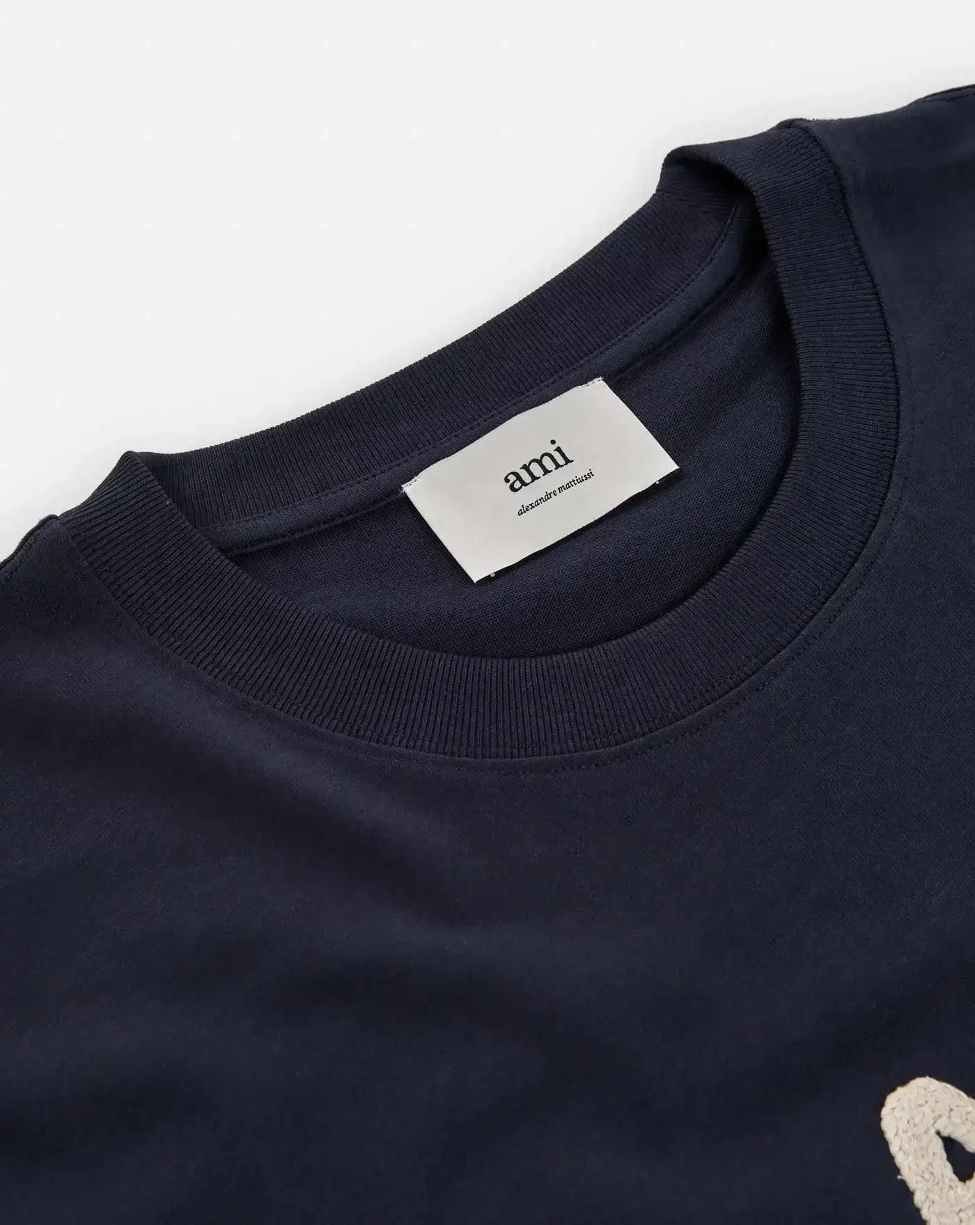 Camiseta Ami Paris Logo UTS075726 4011 AMI PARIS 