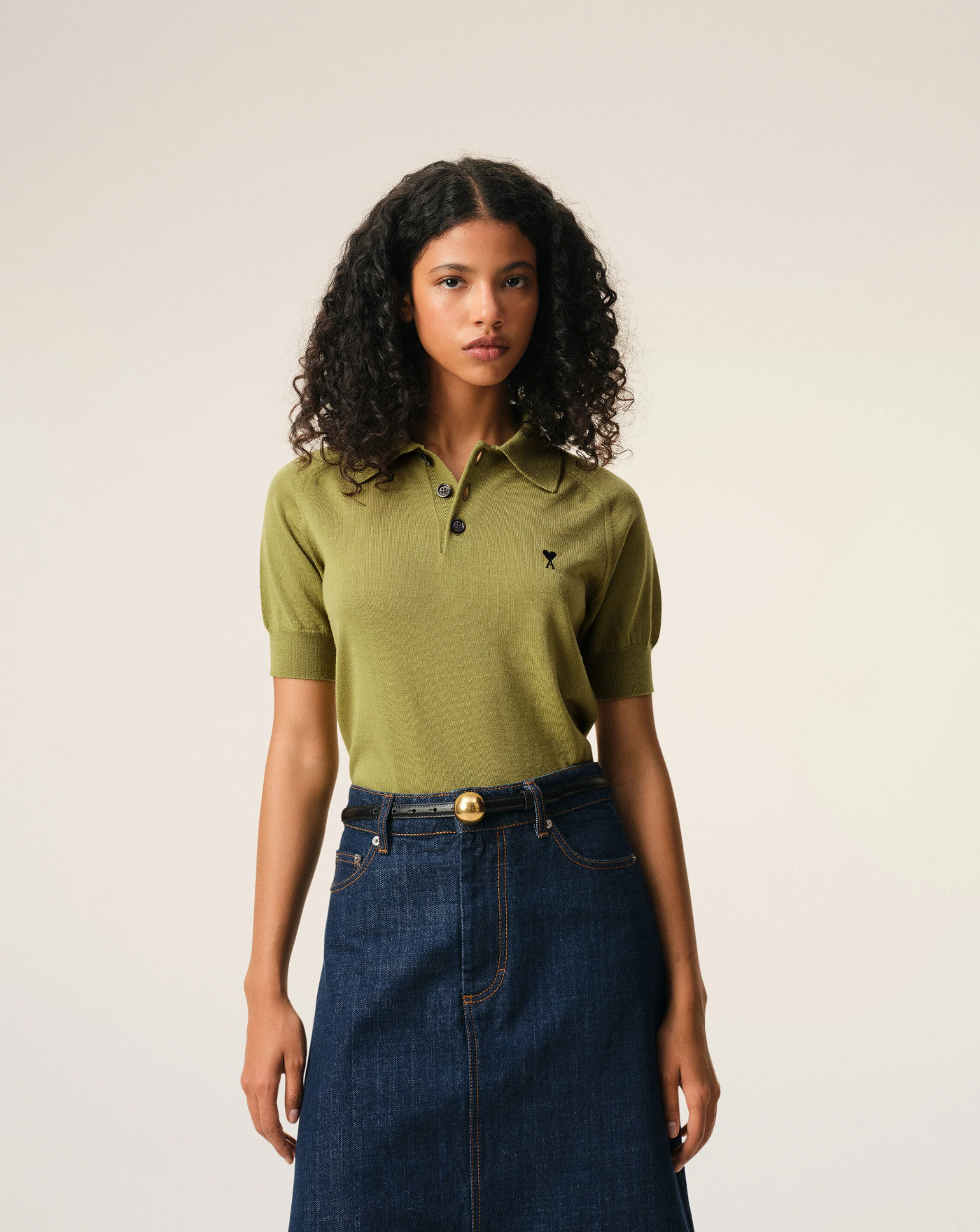 Polo Ami Paris Wool Ami de Coeur FPL439KN0039 A091 AMI PARIS 