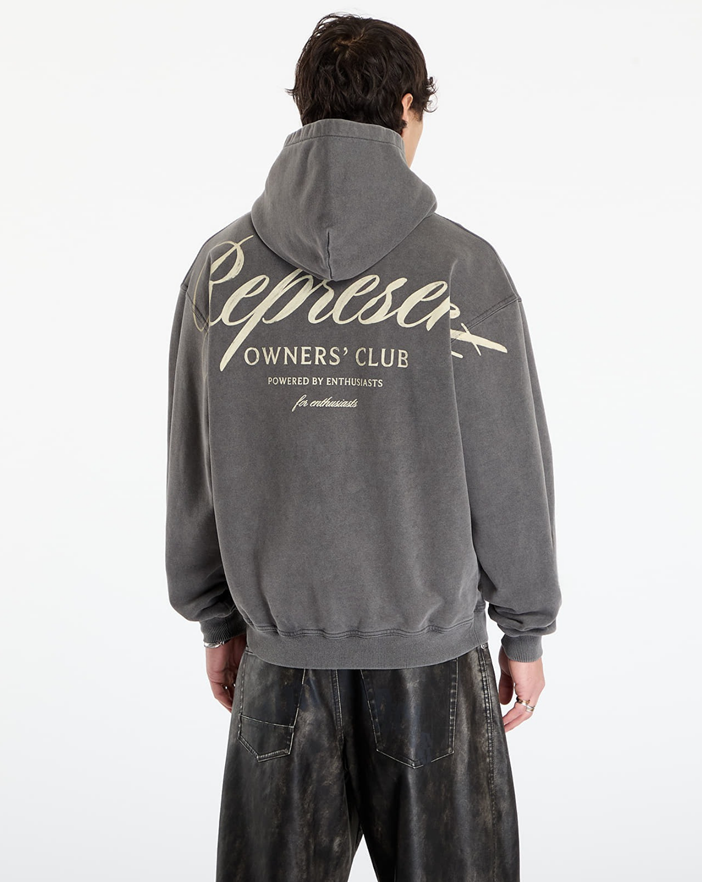 Sudadera Represent Owners Club Script Hoodie OCM41200 47VINTAGE GREY REPRESENT 