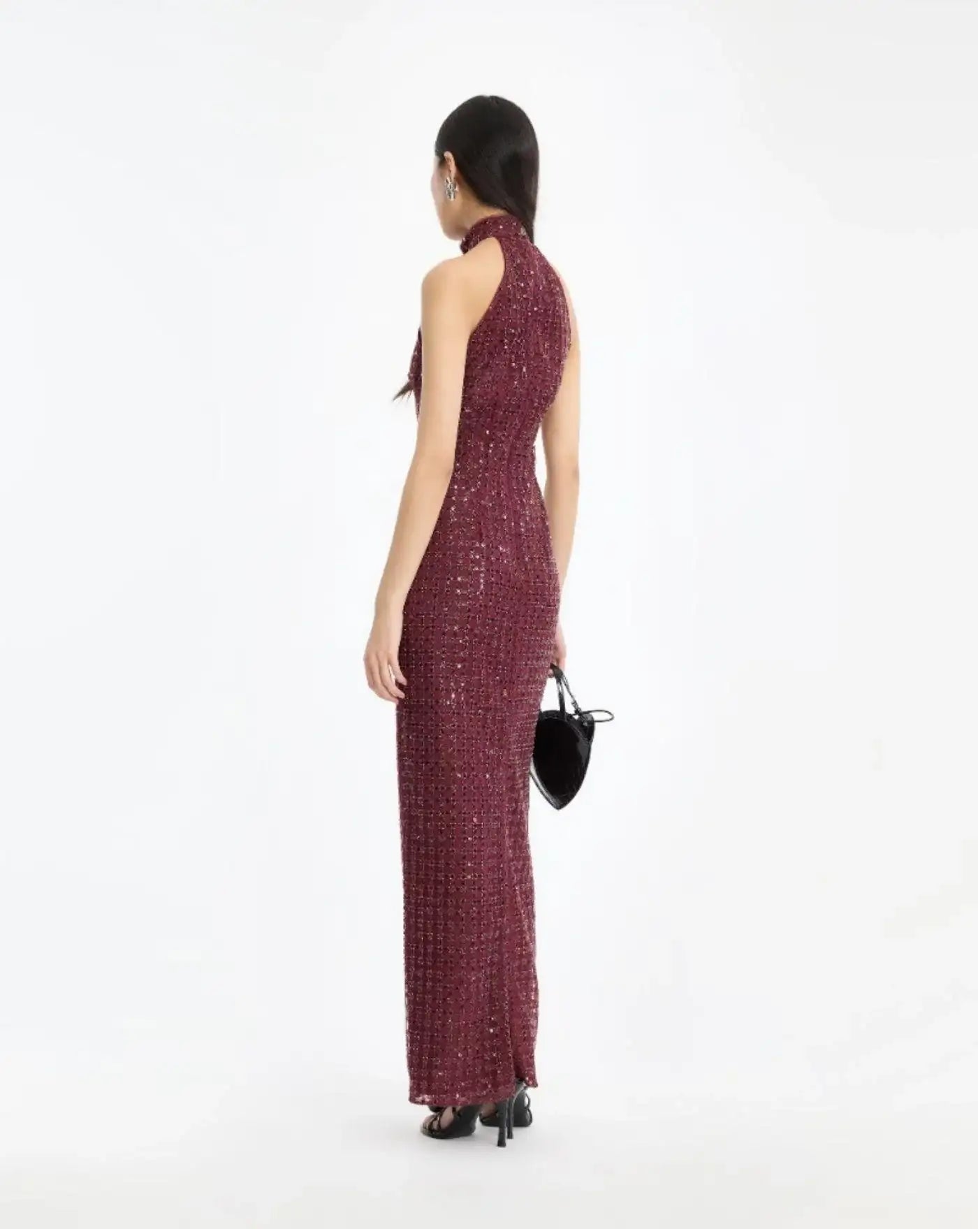 Vestido Rotate Beaded Maxi Dress 1162922734 2734 ROTATE 