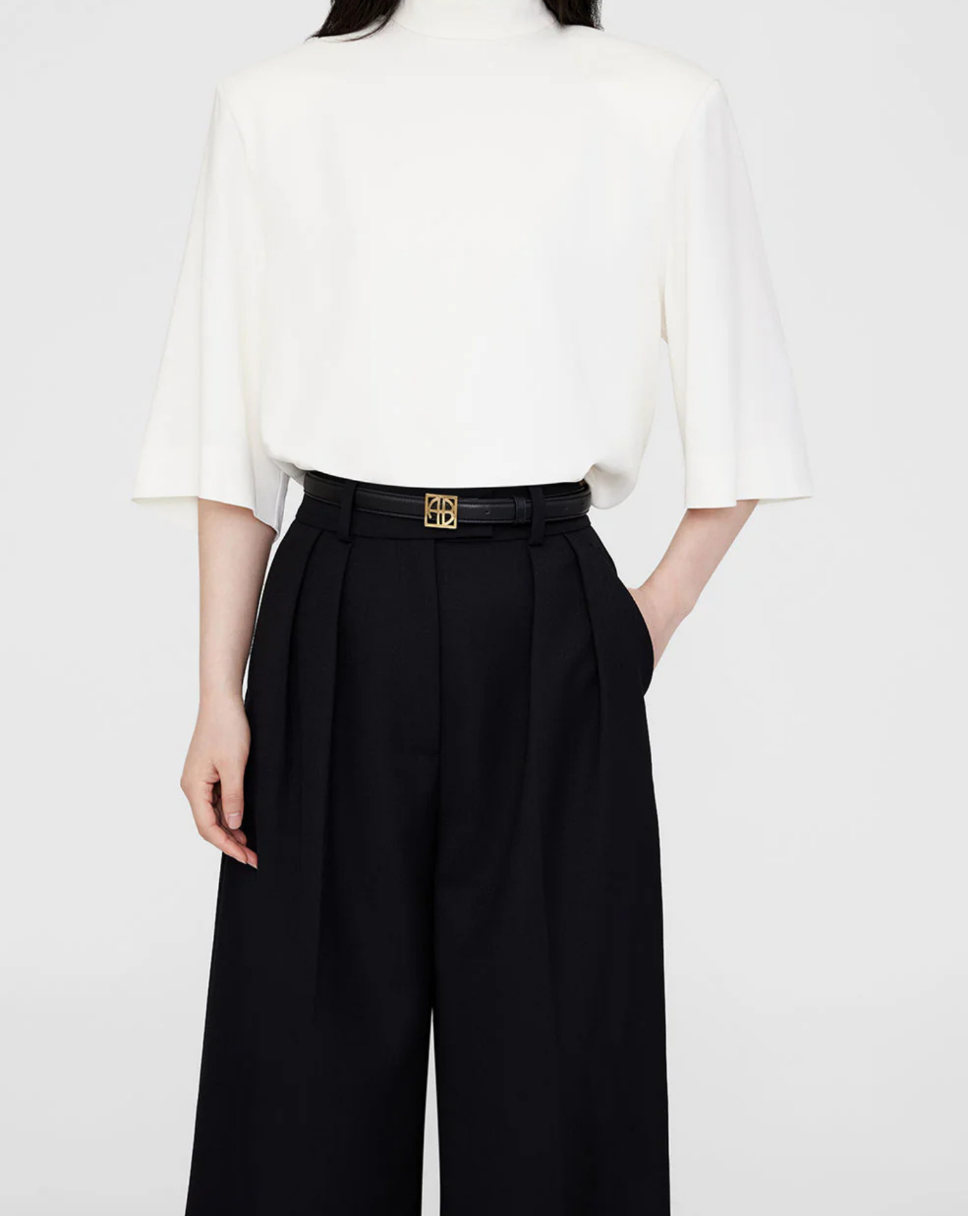 Cinturon Anine Bing Monogram A1210461000 BLACK ANINE BING 