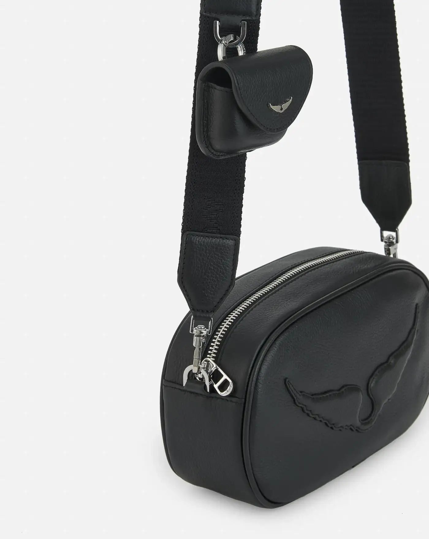 Bolso Zadig & Voltaire Rock With You Grained Leather LWBA03657 BLACK 011 ZADIG & VOLTAIRE 